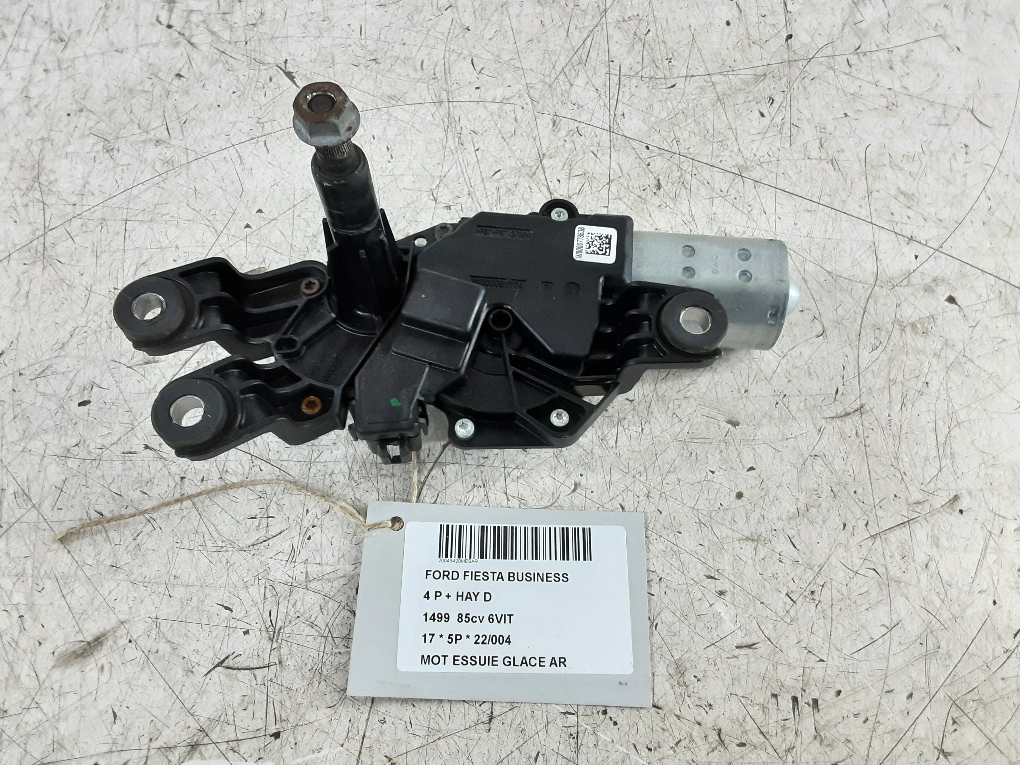 MOTEUR D&#039;ESSUIE-GLACE ARRIERE Ford FIESTA 5/17+