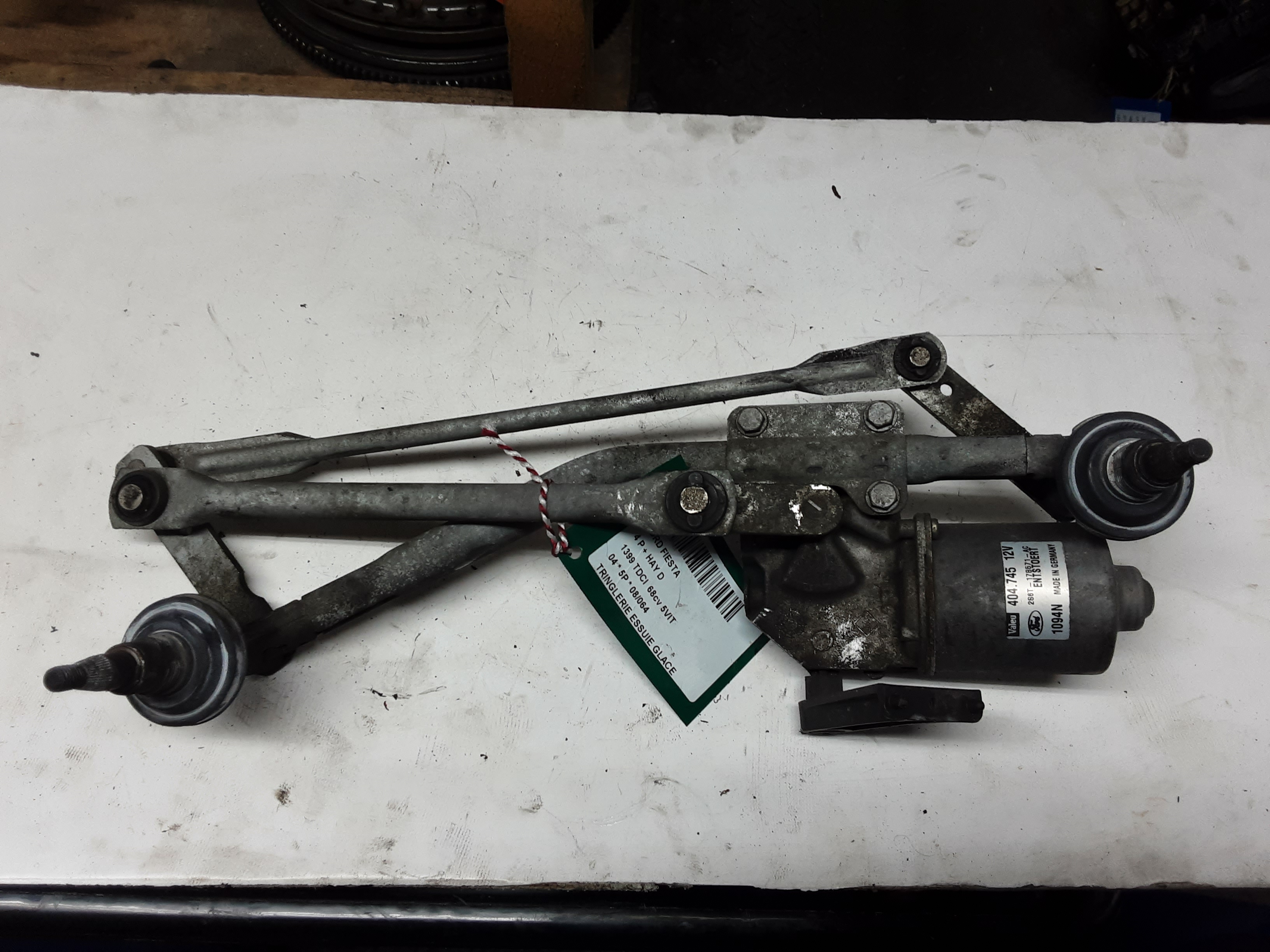 RUITENWISSER MECHANISME Ford FIESTA 4/02 - 10/05