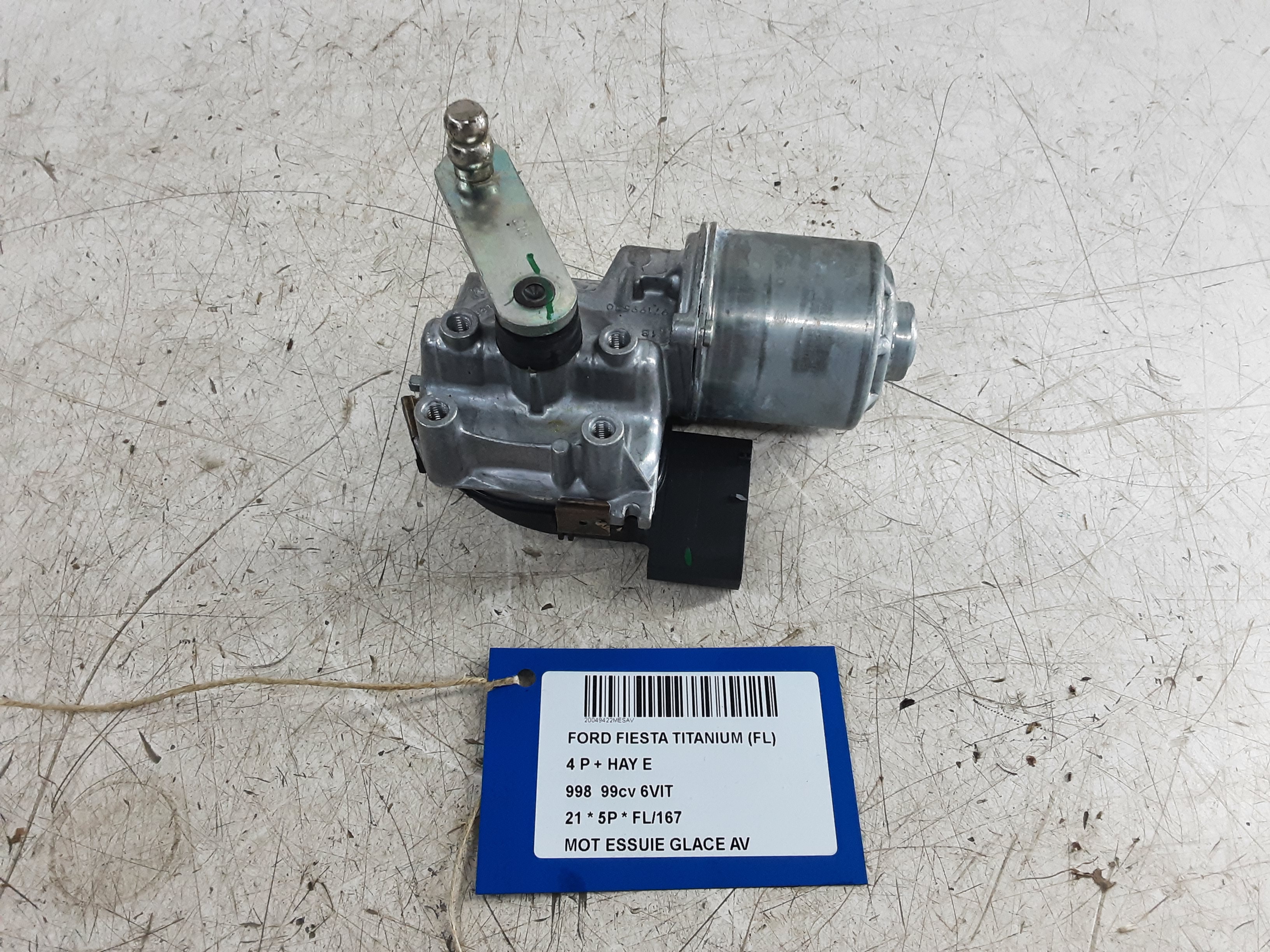 MOTEUR D&#039;ESSUIE-GLACE AVANT Ford FIESTA 5/17+