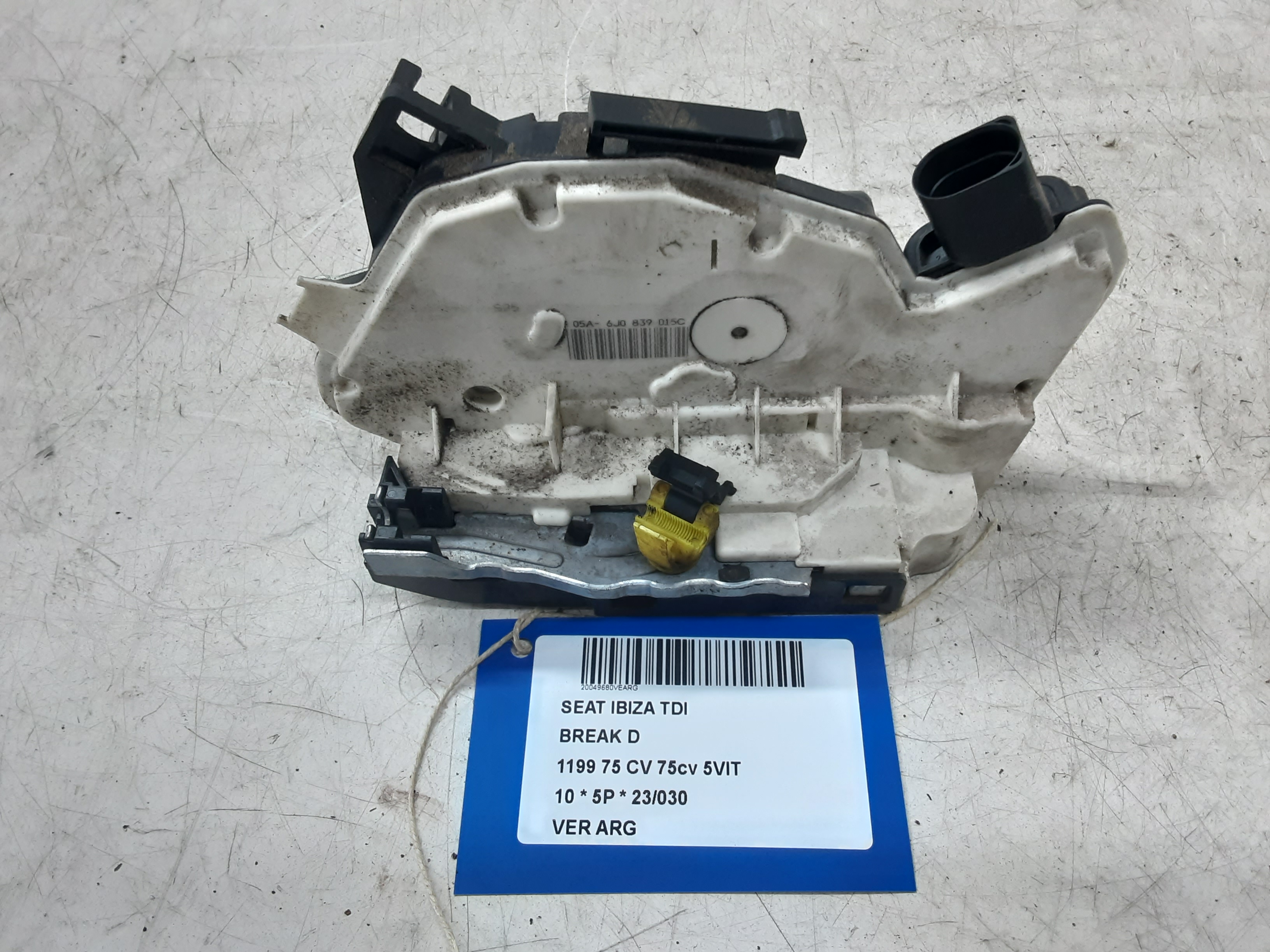 VERGRENDELING ACHTER LINKS Seat IBIZA MK4 (6J) 08 - 12