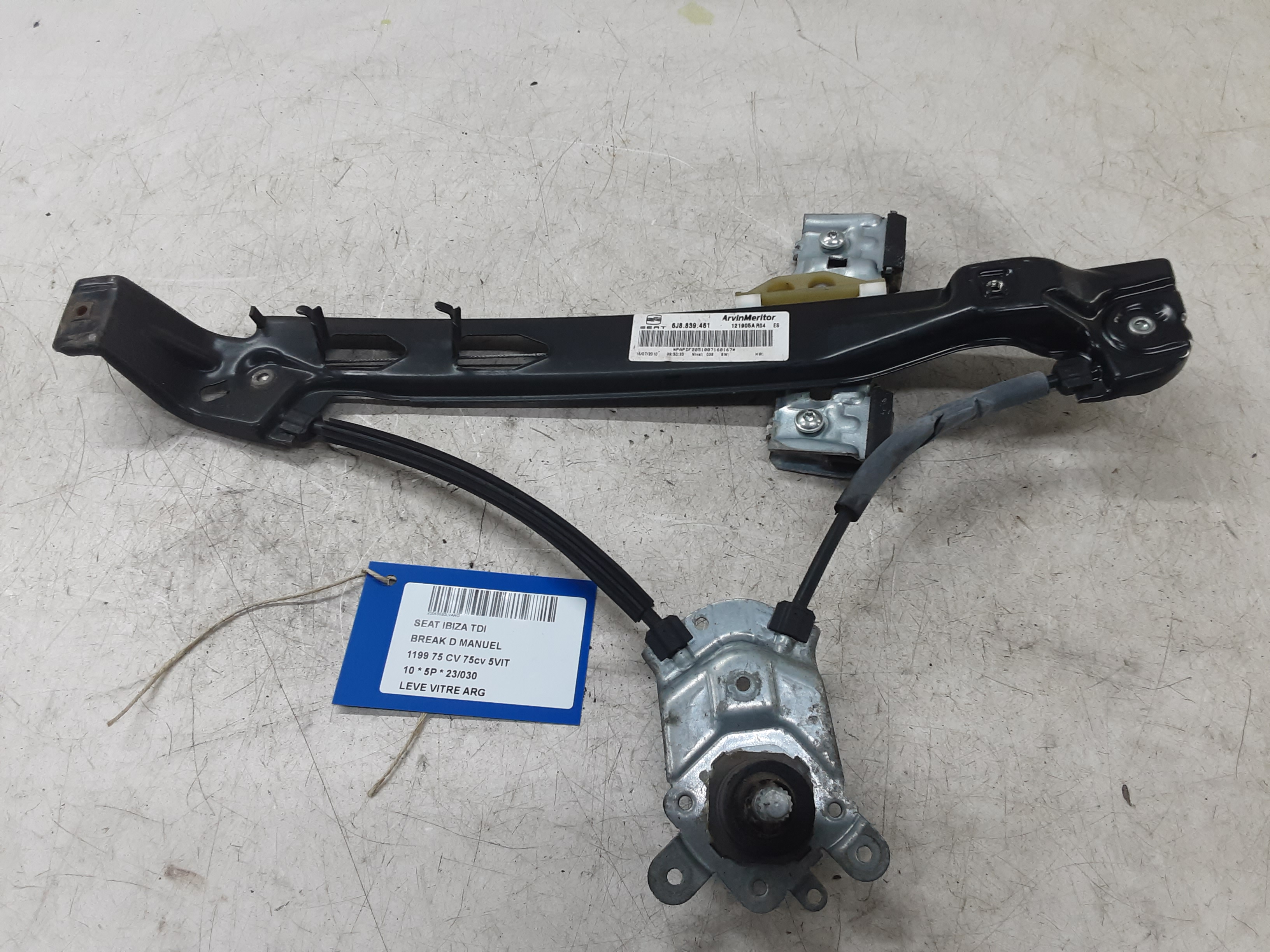RUITMECHANISME ACHTER LINKS Seat IBIZA MK4 (6J) 08 - 12