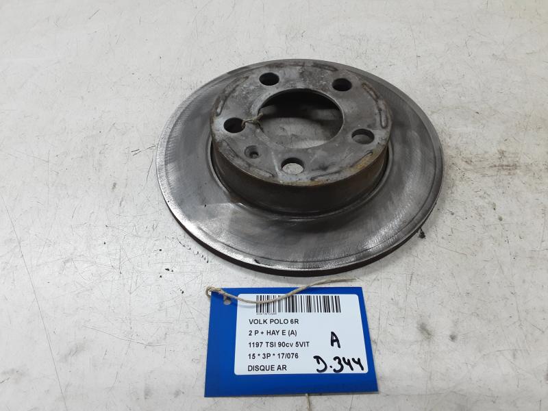 DISQUE ARRIERE Vw POLO (6R) FaceLift 5/14 - 17