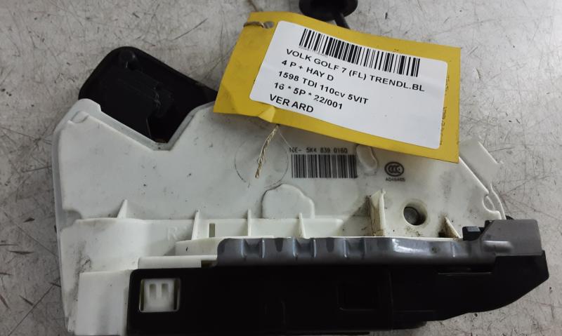 VERGRENDELING ACHTER RECHTS Vw GOLF VII 11/12 - 17