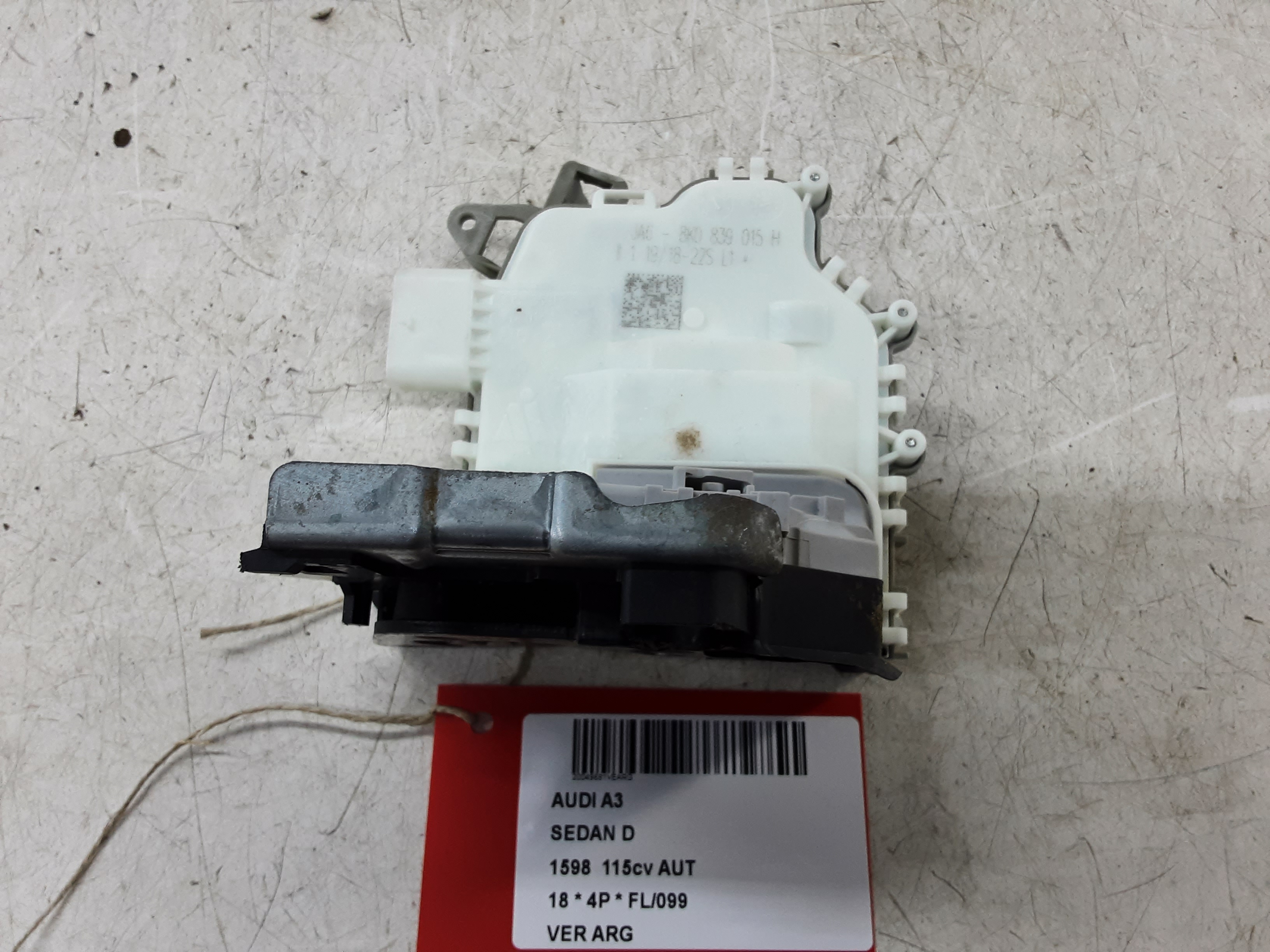 VERGRENDELING ACHTER LINKS Audi A3 4D 4/16 - 20