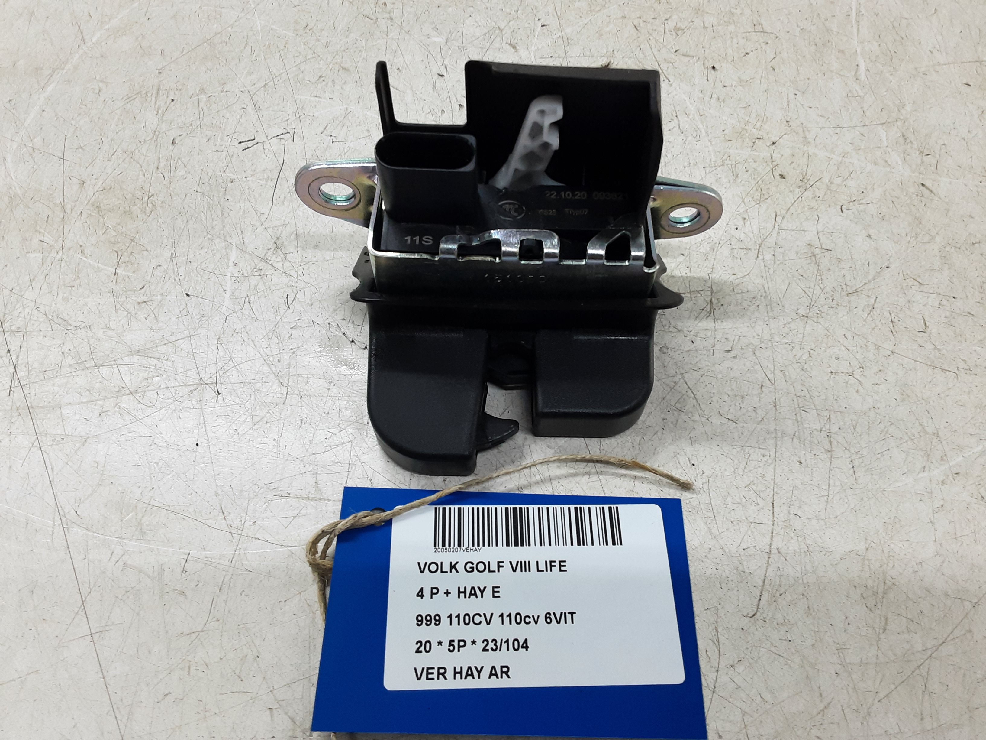 CENTRALE VERGRENDELING ACHTERKLEP Vw Golf