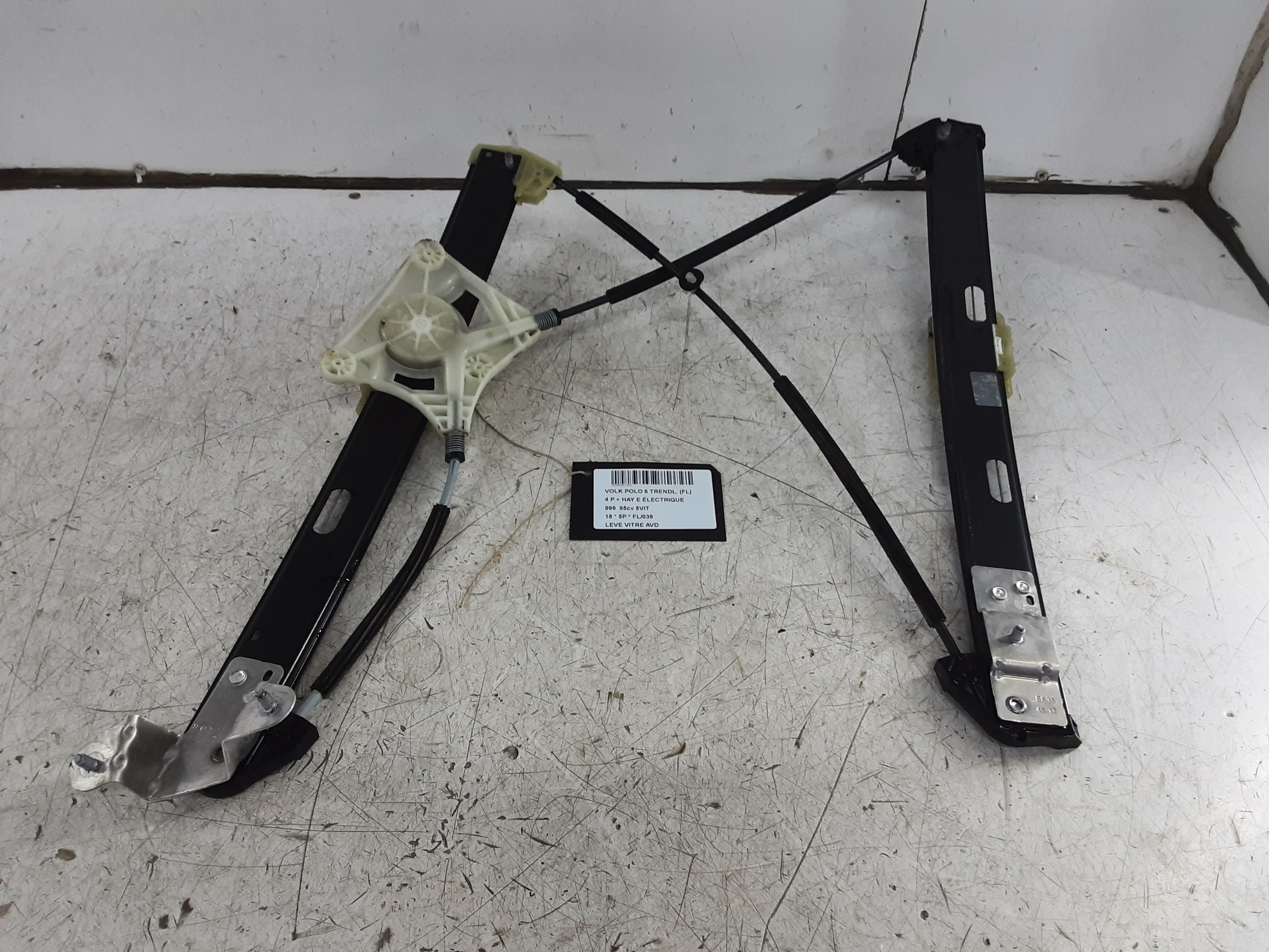RUITMECHANISME VOOR RECHTS Vw POLO (AW/BZ) 10/17 - 9/21