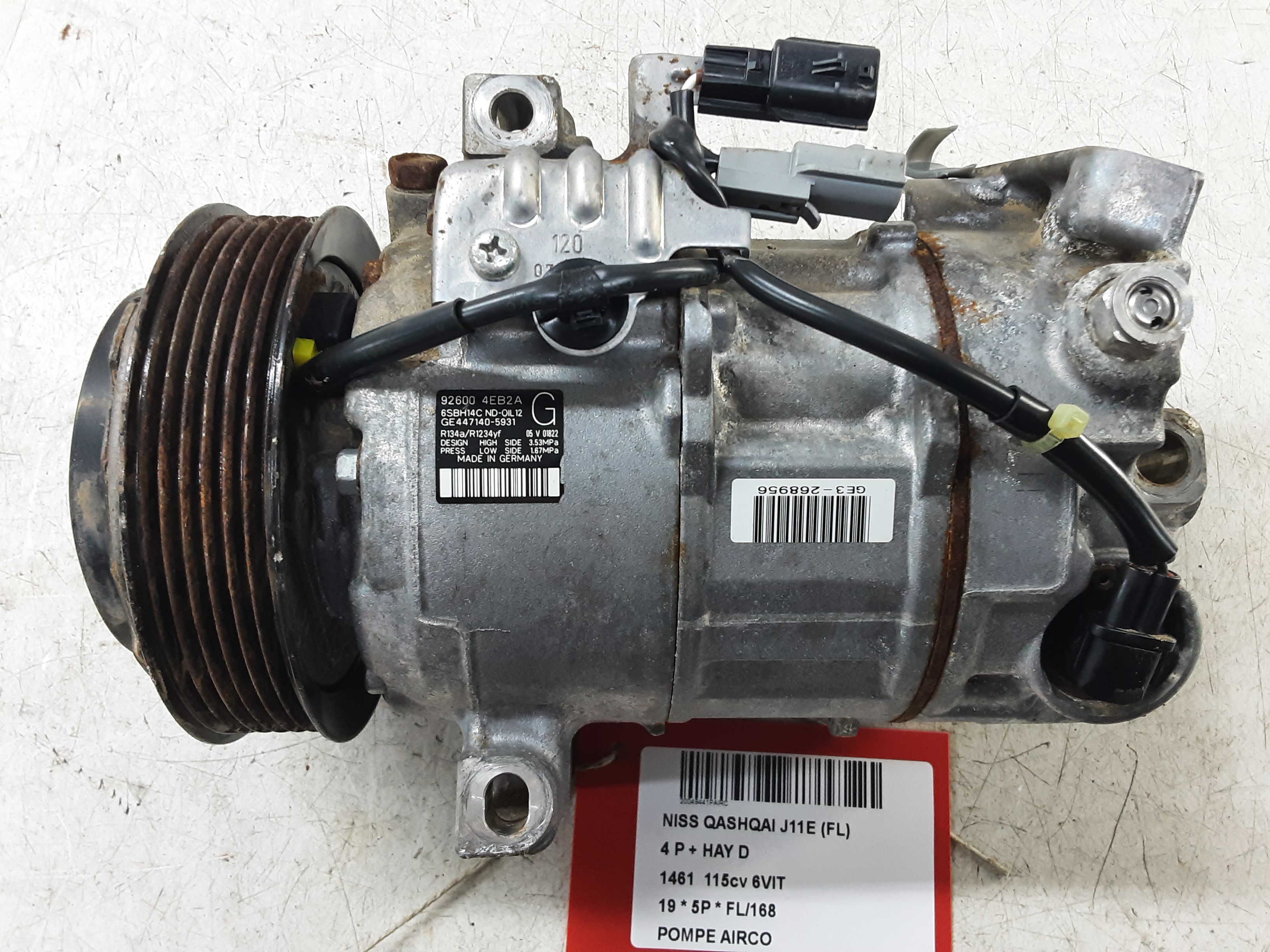 AIRCO POMP Nissan QASHQAI 7/17 -  21 J11