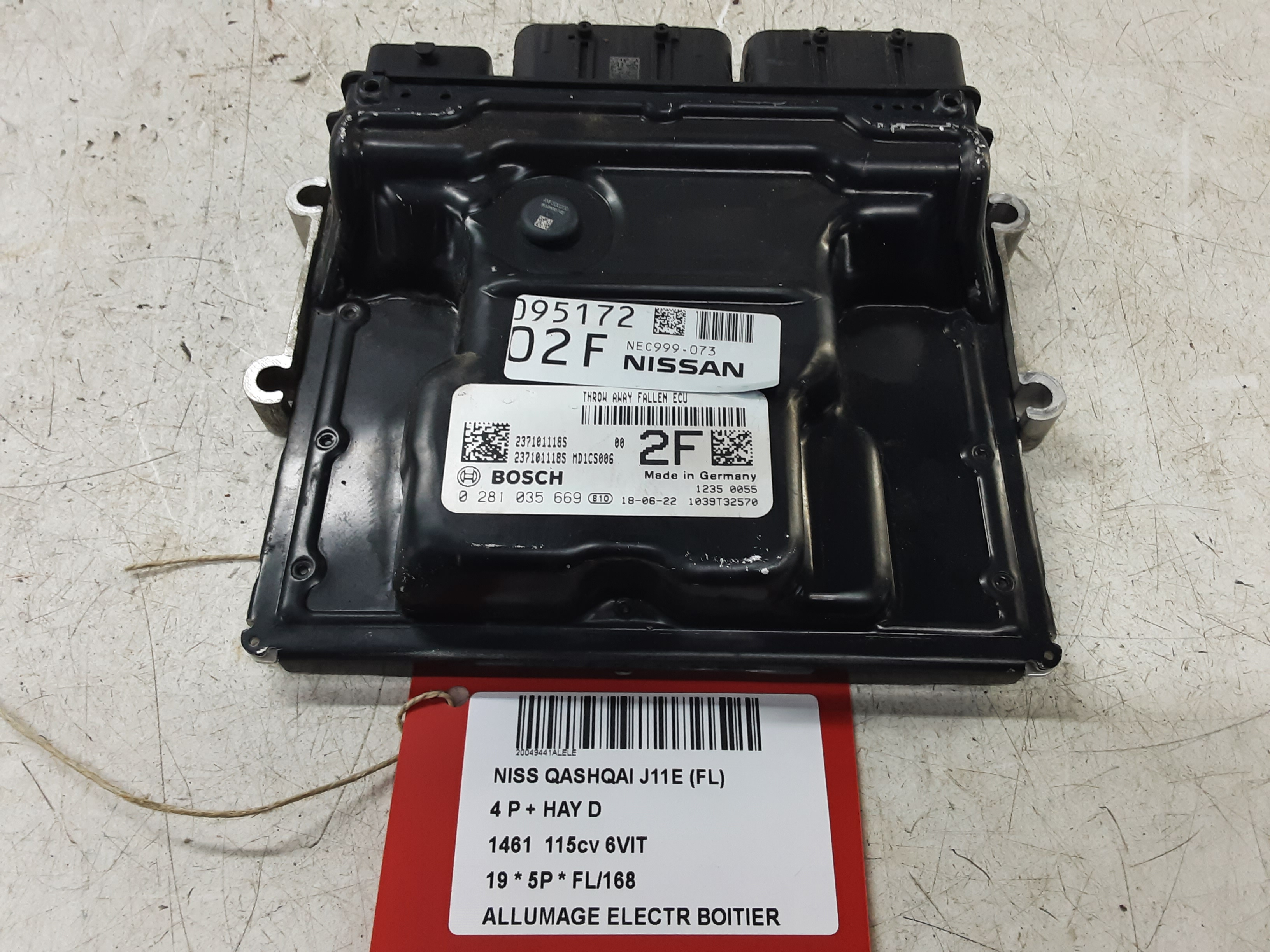 ONTSTEKINGSMODULE Nissan QASHQAI 7/17 -  21 J11