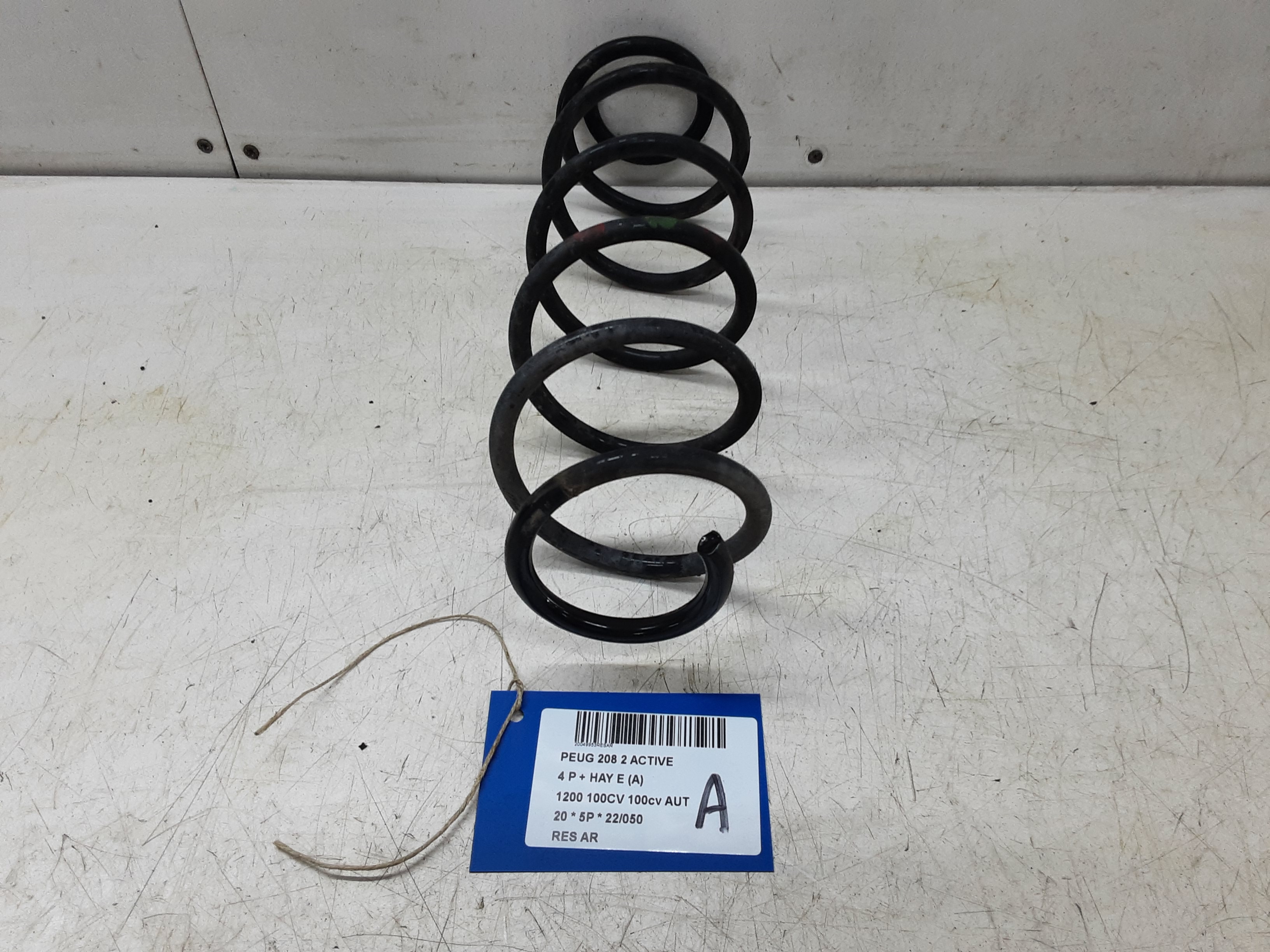 RESSORT ARRIERE Peugeot 208 6/19+