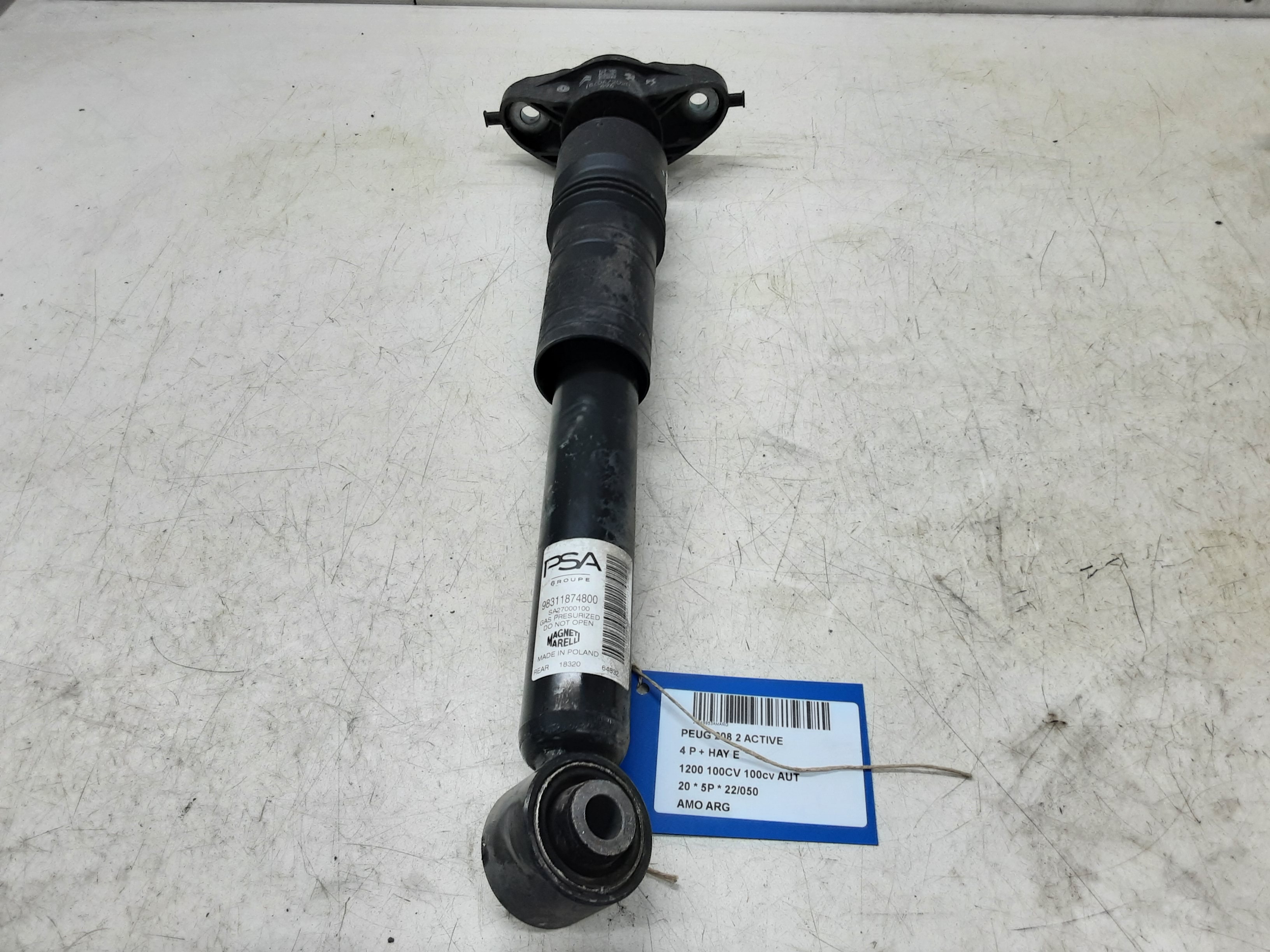 AMORTISSEUR ARRIERE GAUCHE Peugeot 208 6/19+