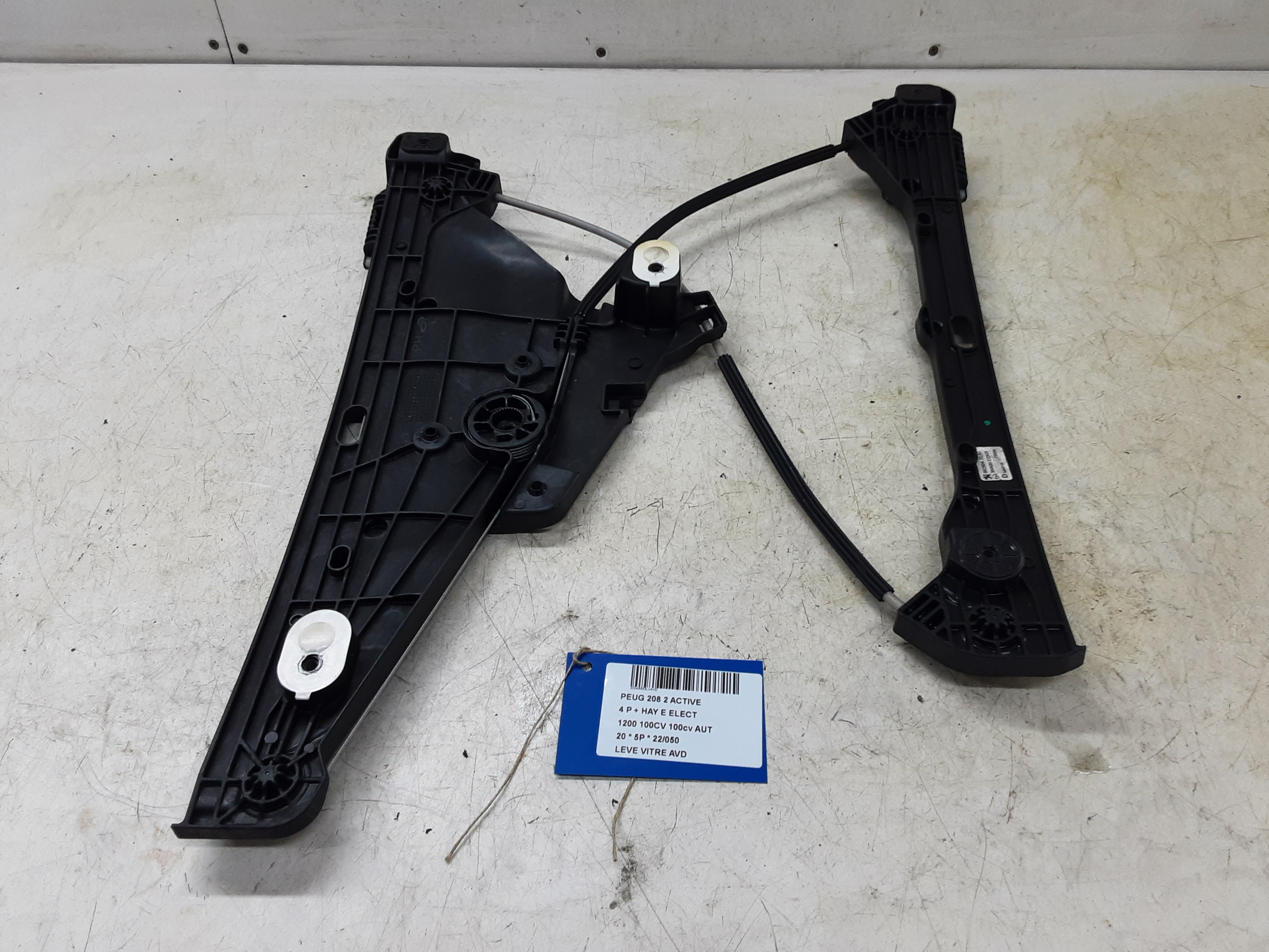LEVE-VITRE DE PORTE AVANT DROITE Peugeot 208 6/19+