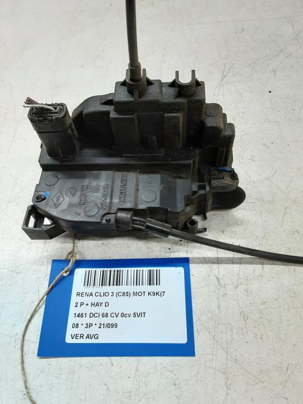 VERROUILLAGE DE PORTE AVANT GAUCHE Renault CLIO III 10/05 - 05/09