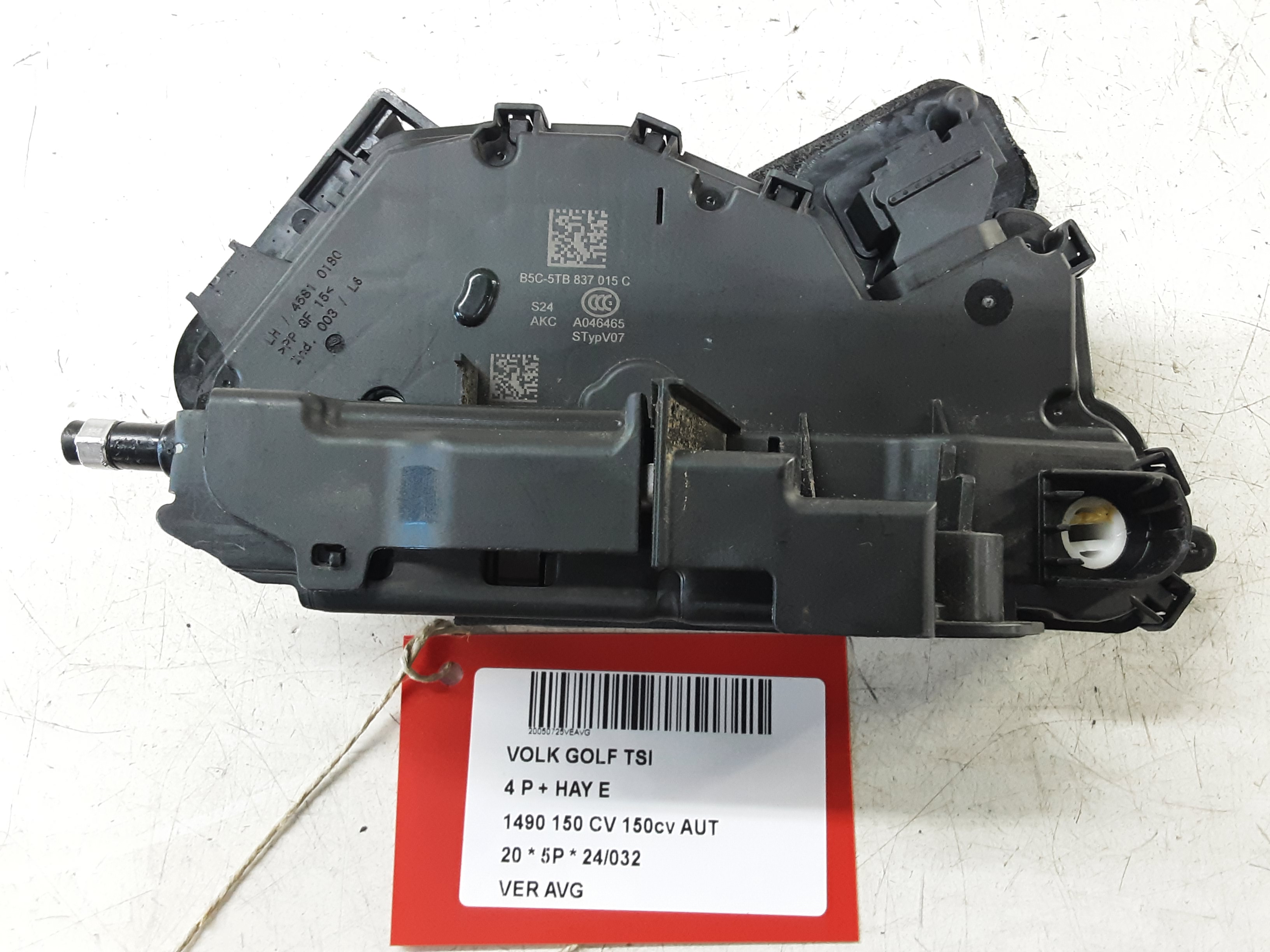 VERGRENDELING VOOR LINKS Vw GOLF VIII 2/20+
