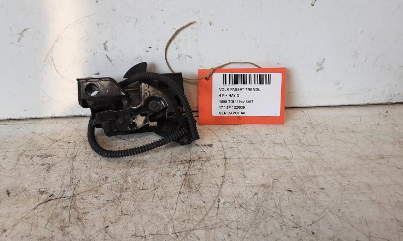 VERGRENDELING MOTORKAP Vw PASSAT 11/14 - 19