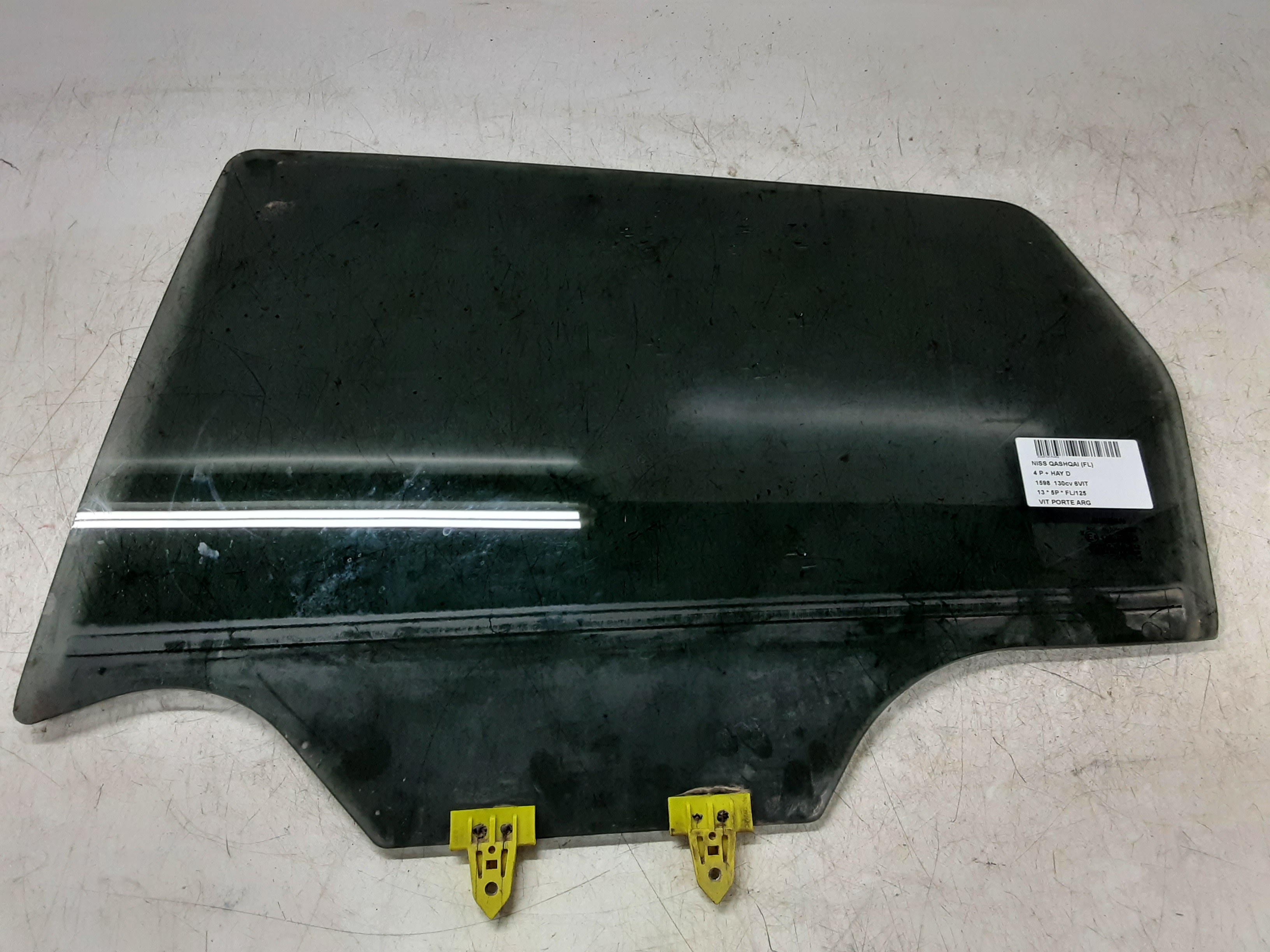 LEFT REAR DOOR WINDOW Nissan QASHQAI 2/10 - 14 J10