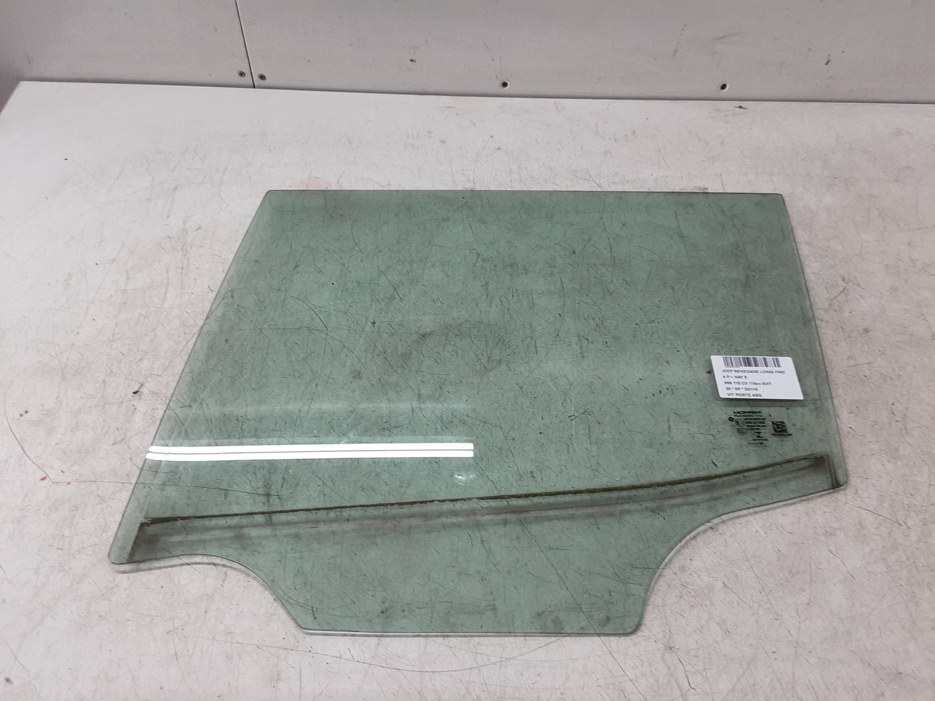 LEFT REAR DOOR WINDOW Jeep RENEGADE (1) Facelift 9/18+