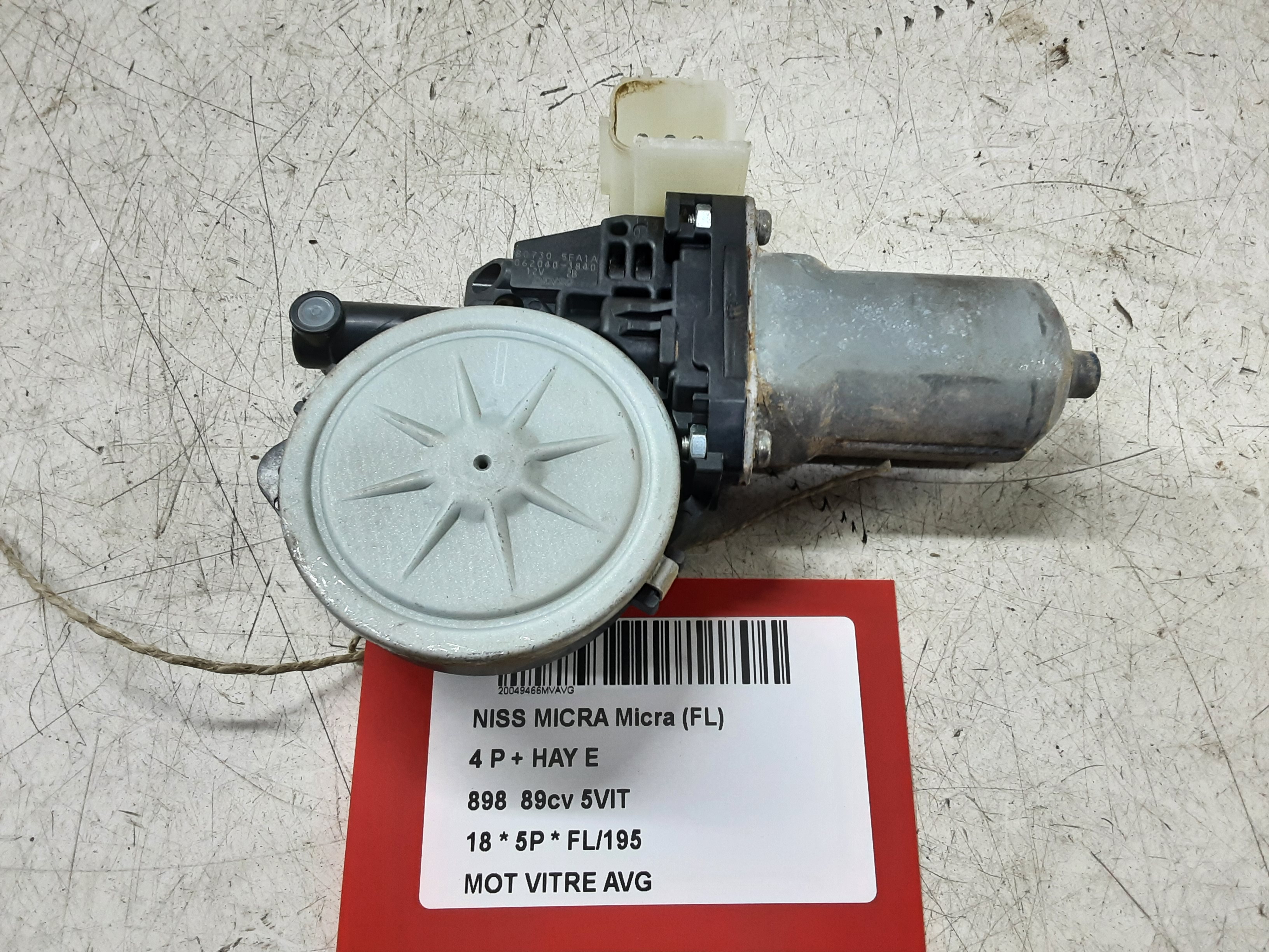 MOTOR RUITMECHANISME VOOR LINKS Nissan MICRA 3/17+ K14