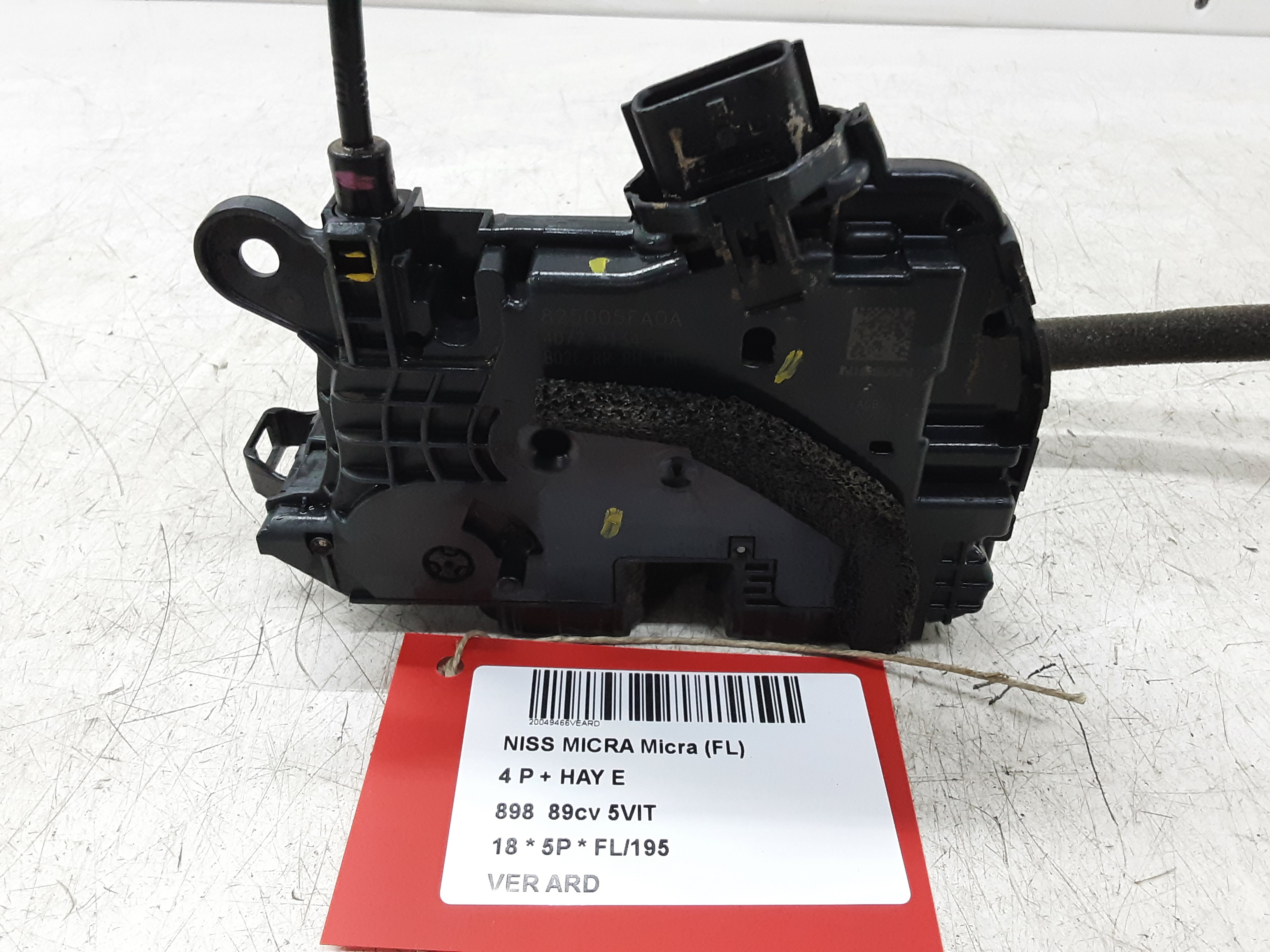 VERGRENDELING ACHTER RECHTS Nissan MICRA 3/17+ K14