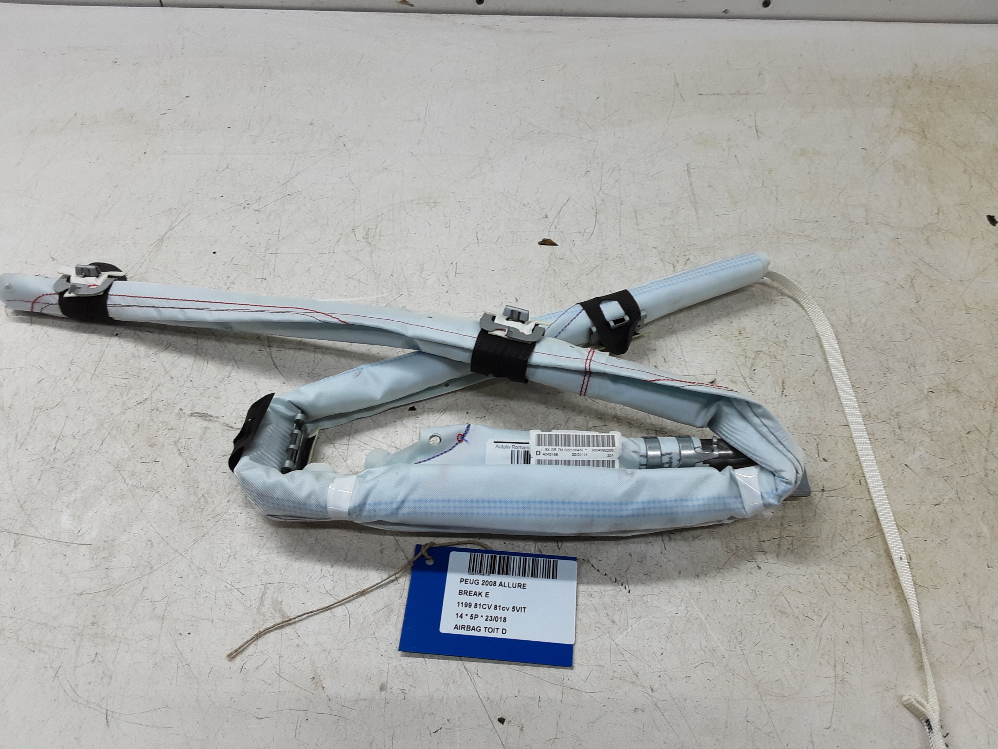 AIRBAG DAK RECHTS Peugeot 2008 (1)  5/13 - 4/16