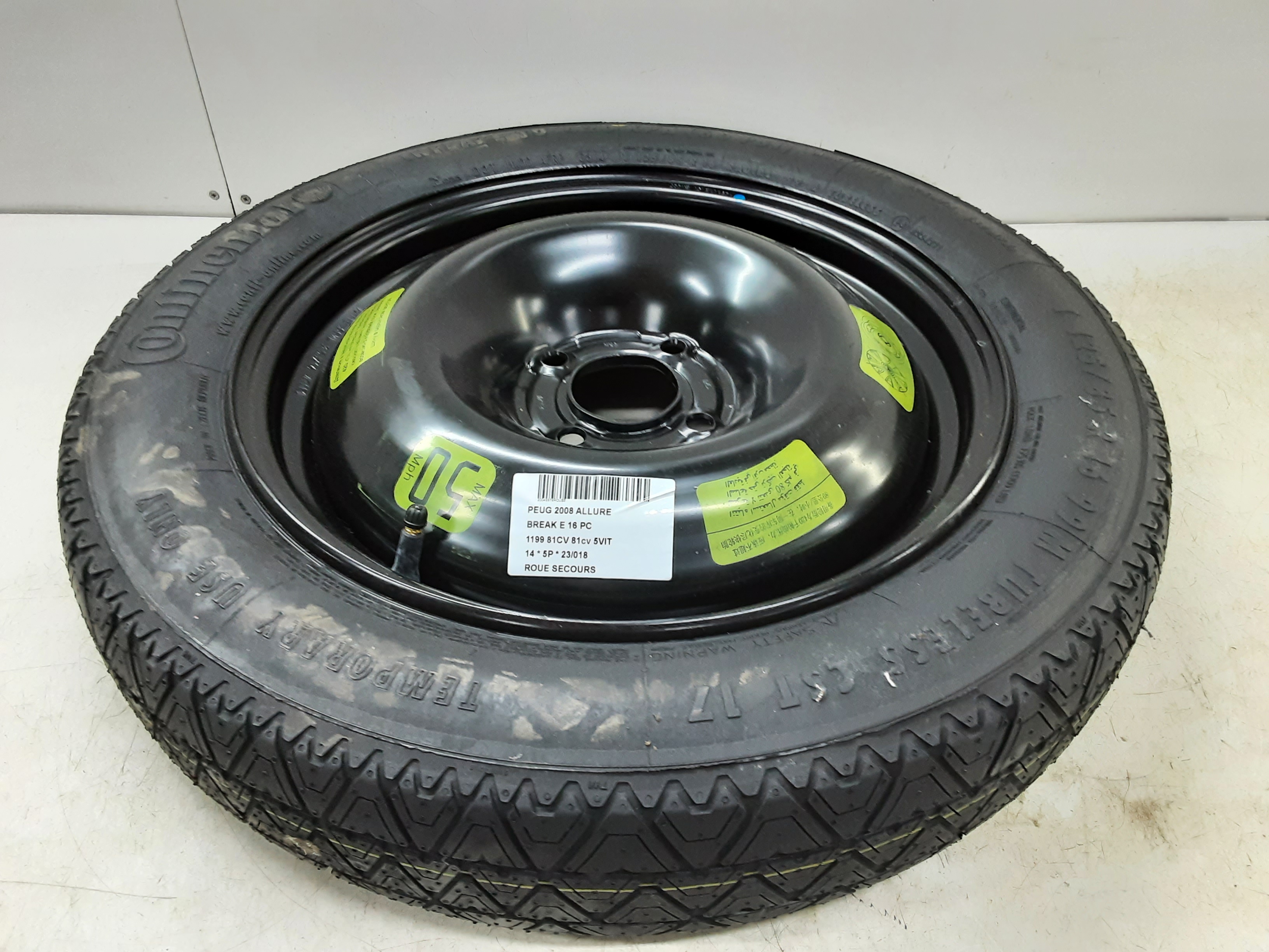 RESERVEWIEL Peugeot 2008 (1)  5/13 - 4/16