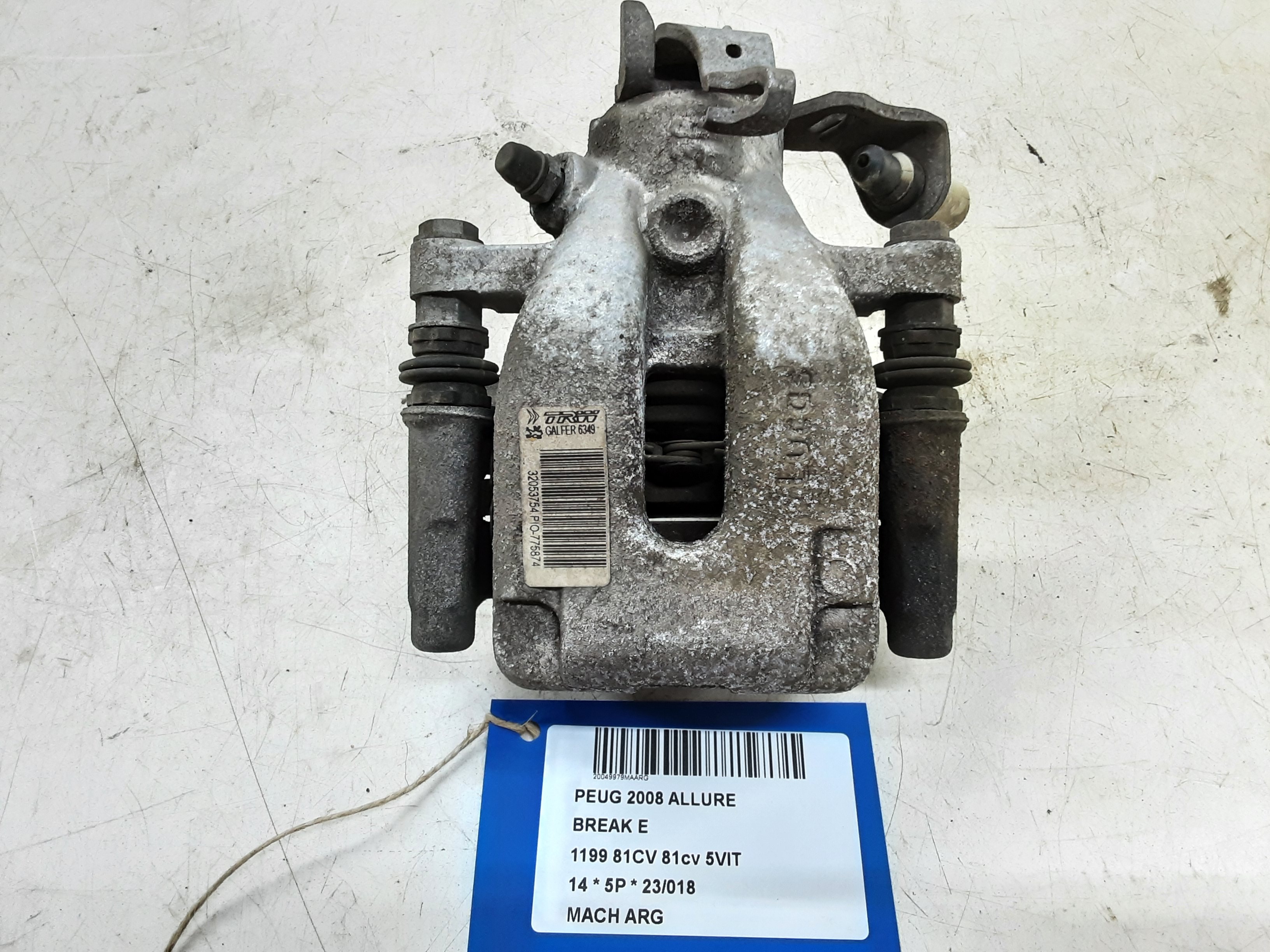 REMKLAUW ACHTER LINKS Peugeot 2008 (1)  5/13 - 4/16 REMKLAUW ACHTER LINKS Peugeot 2008 (1)  5/13 - 4/16