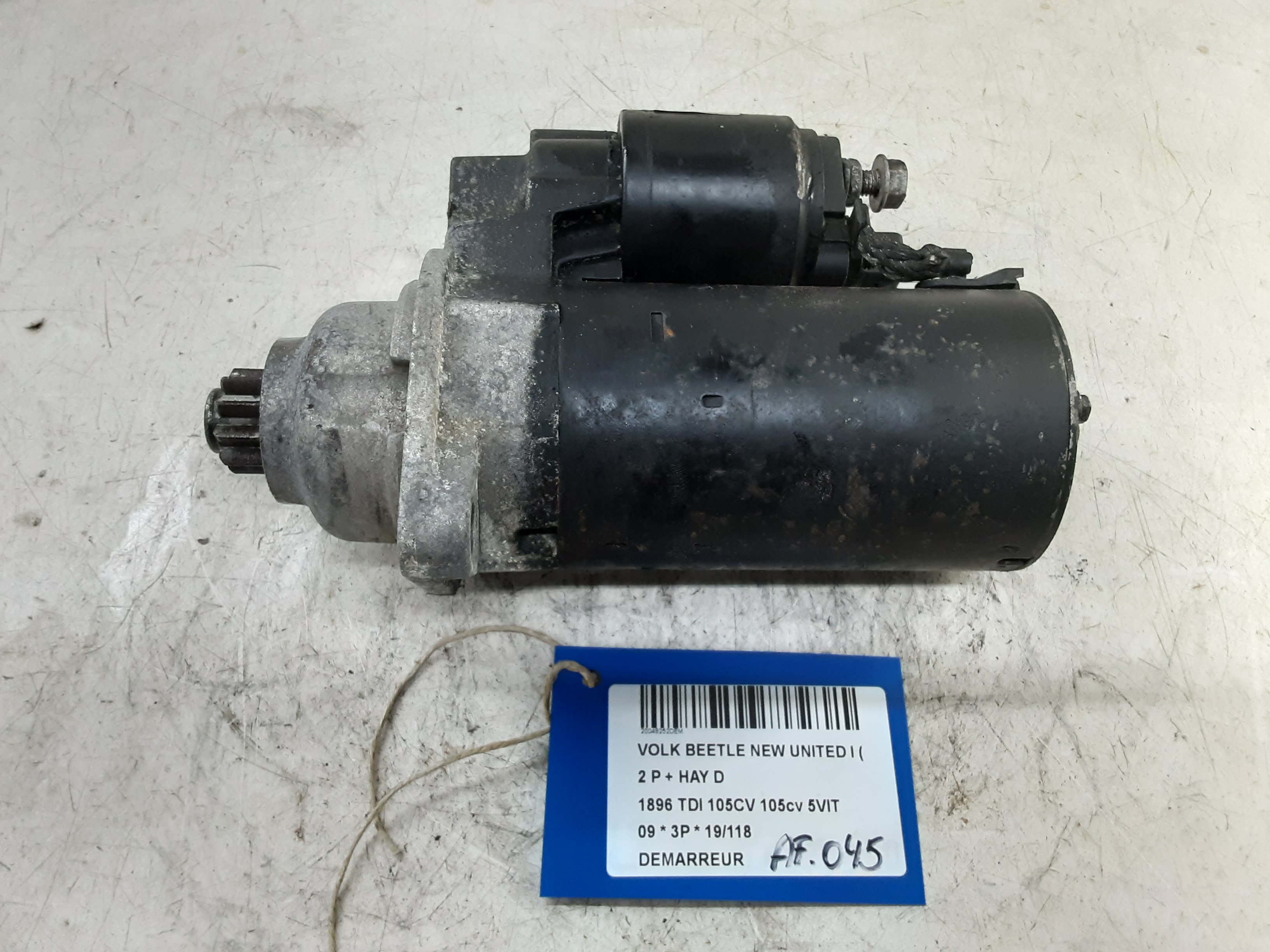 STARTMOTOR Vw NEW BEETLE 7/05 - 11