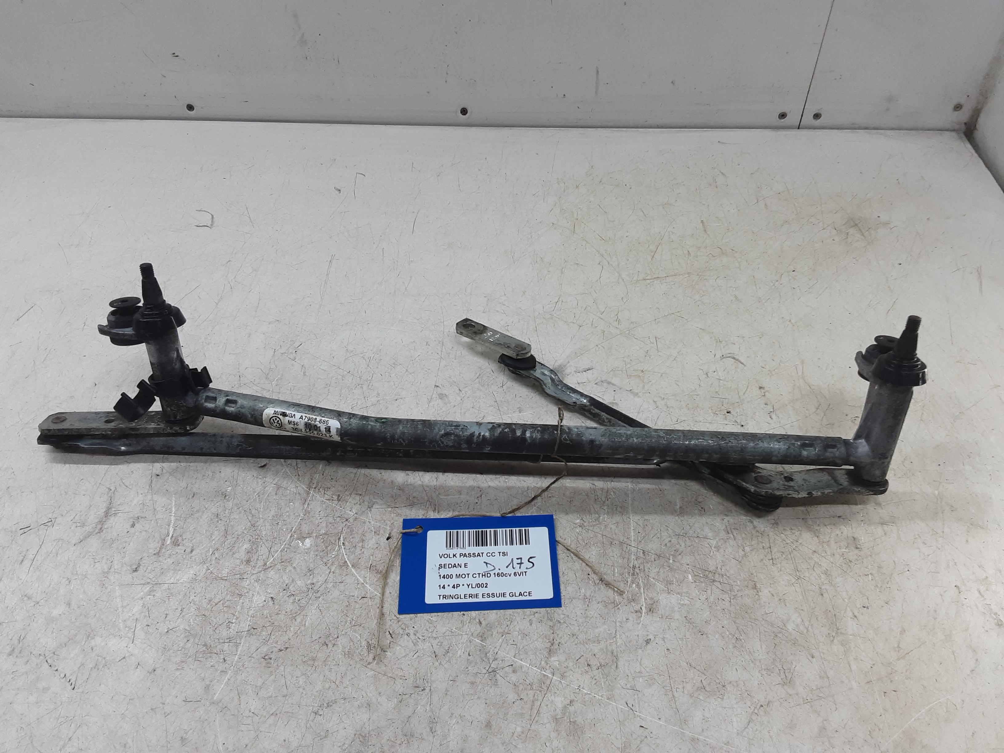 RUITENWISSER MECHANISME Vw PASSAT 11/10 - 14