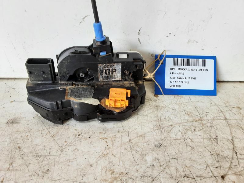 VERROUILLAGE DE PORTE AVANT DROITE Opel MOKKA X 10/16 - 21