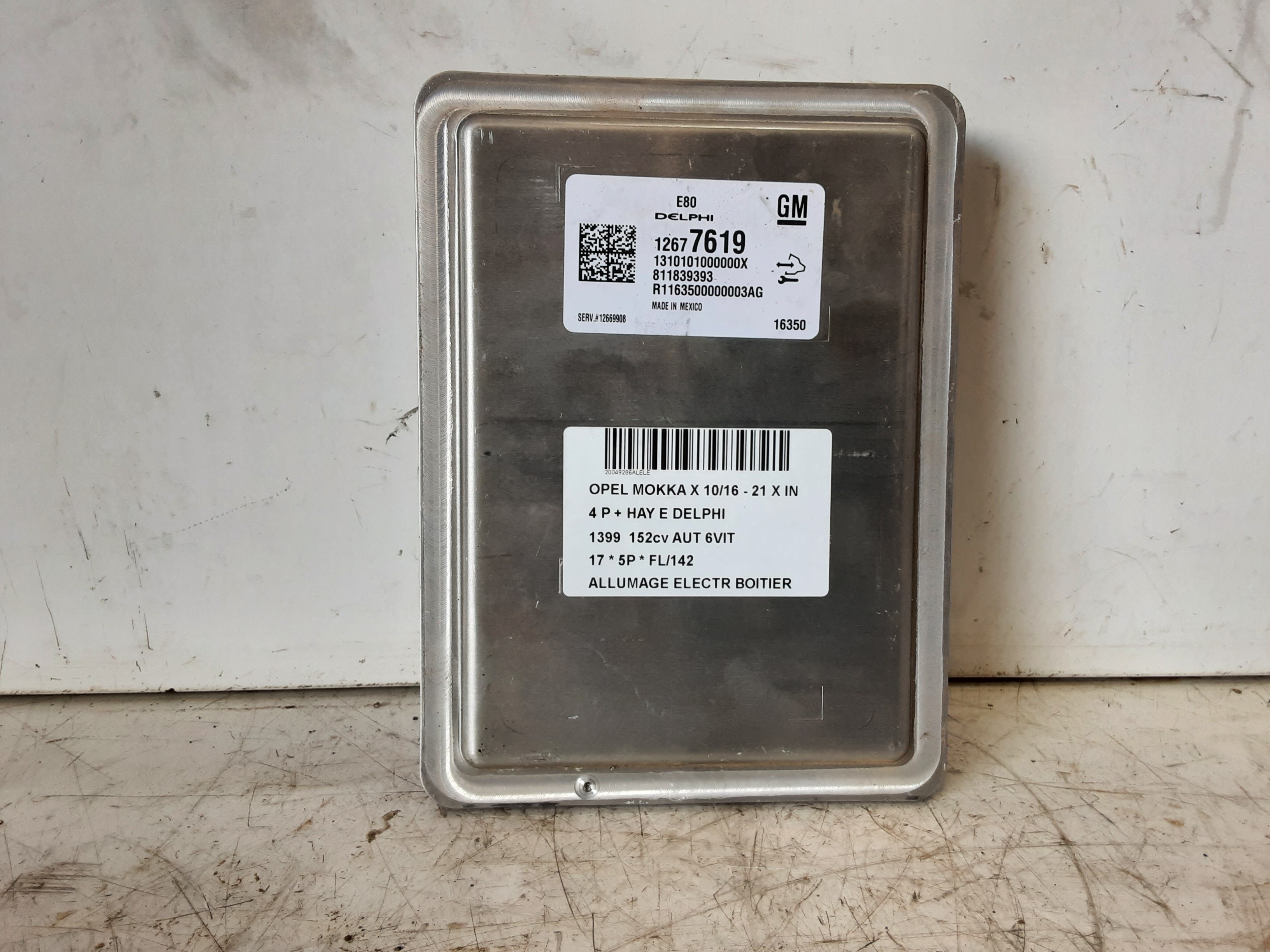 BOITIER D&#039;ALLUMAGE ELECTRONIQUE Opel MOKKA X 10/16 - 21