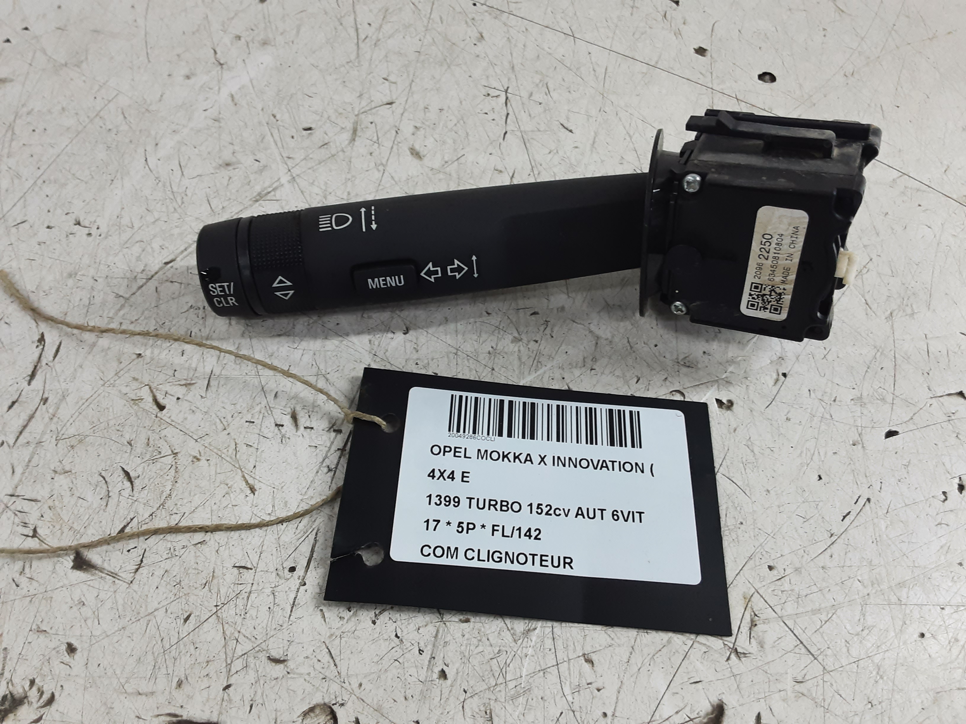 COMMODO DE CLIGNOTEURS Opel MOKKA X 10/16 - 21
