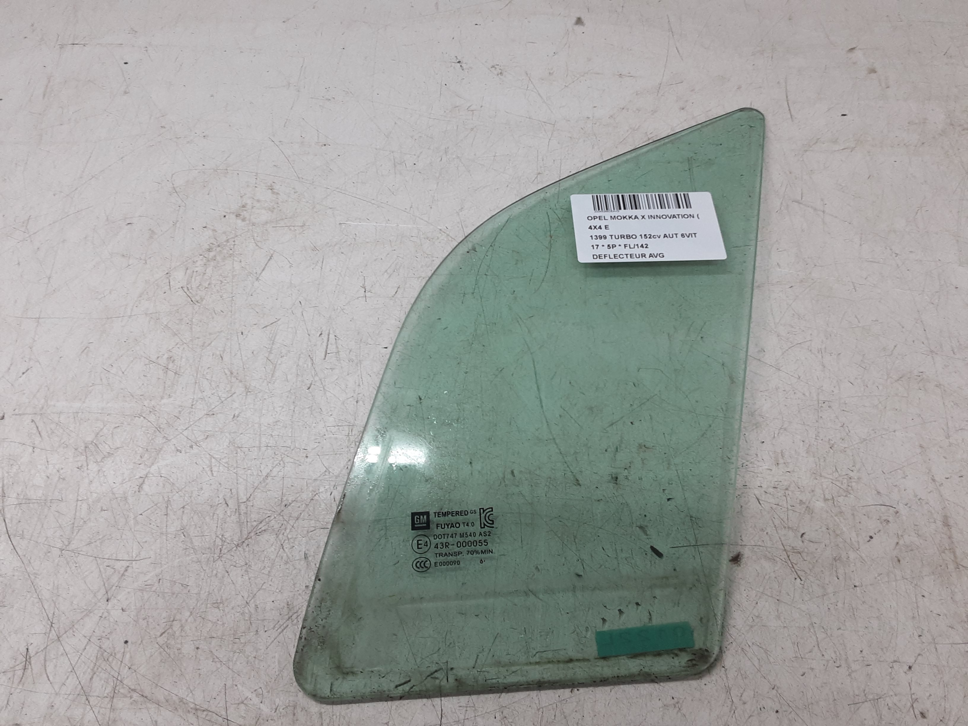 DEFLECTEUR AVANT GAUCHE Opel MOKKA X 10/16 - 21