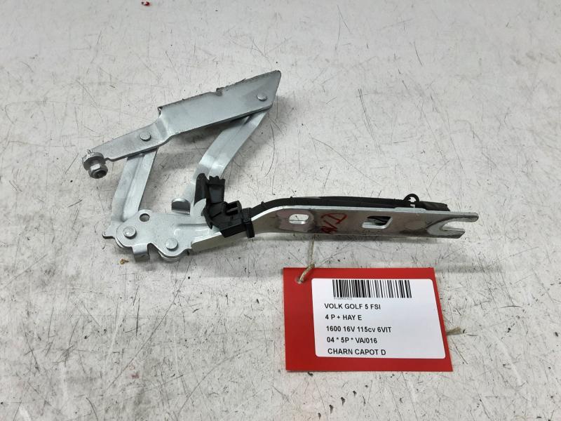 CHARNIERE DE CAPOT DROITE Vw GOLF V 11/03 - 08