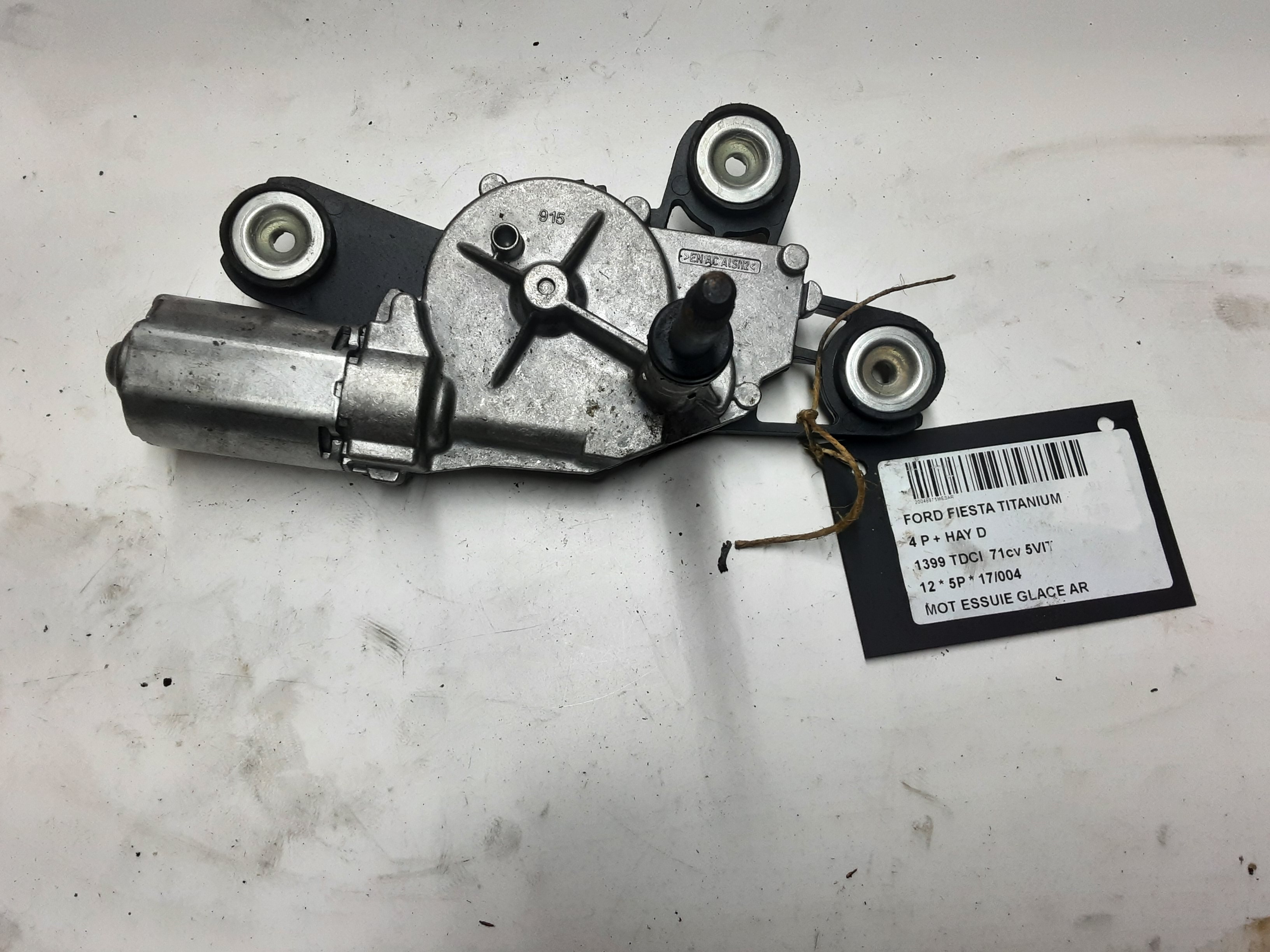 MOTEUR D&#039;ESSUIE-GLACE ARRIERE Ford FIESTA 11/08 - 13