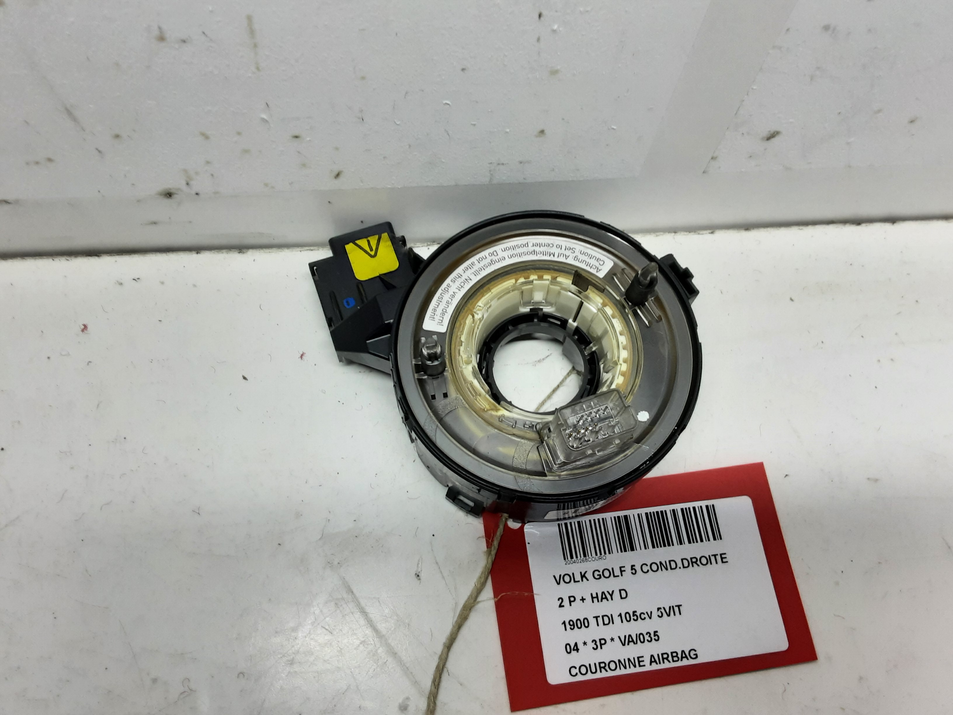 AIRBAGRING Vw GOLF V 11/03 - 08