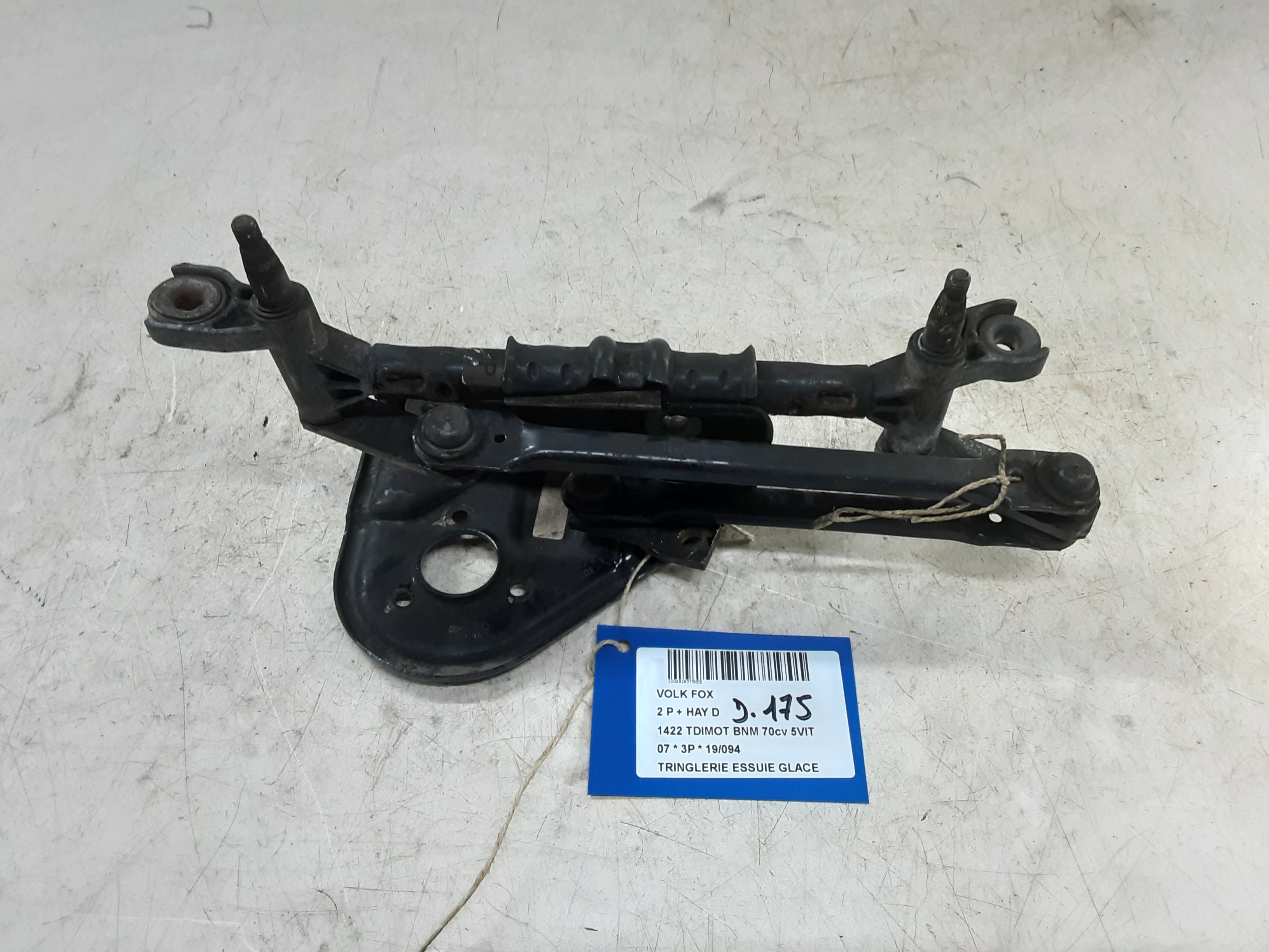 RUITENWISSER MECHANISME Vw FOX 05+