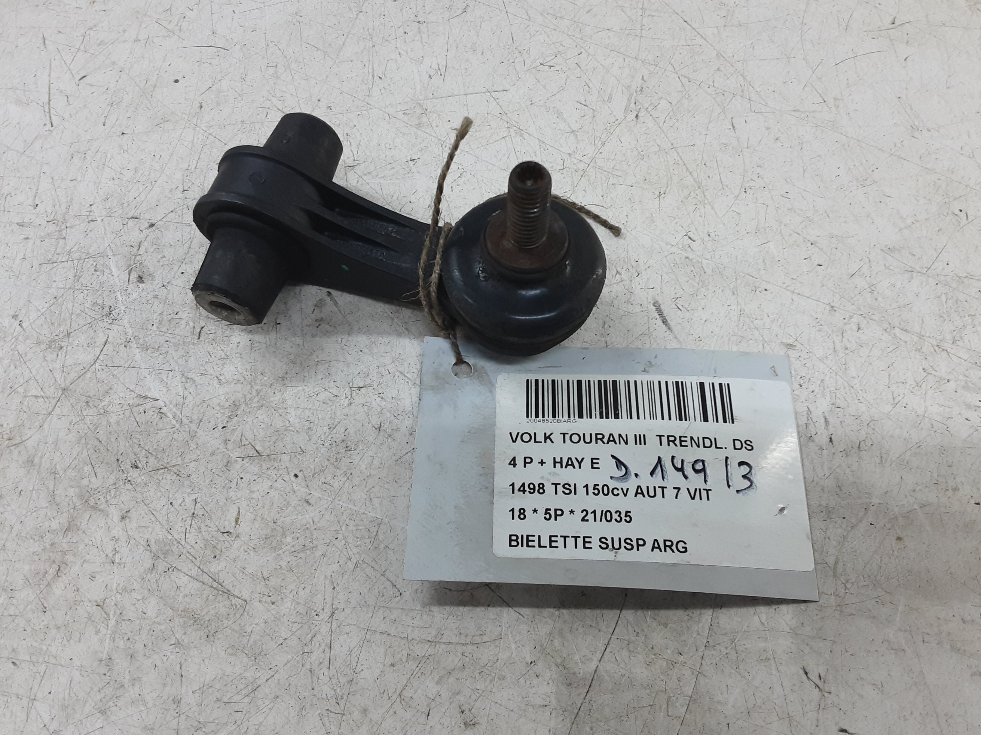 REACTIESTANG ACHTER LINKS Vw TOURAN 09/15+