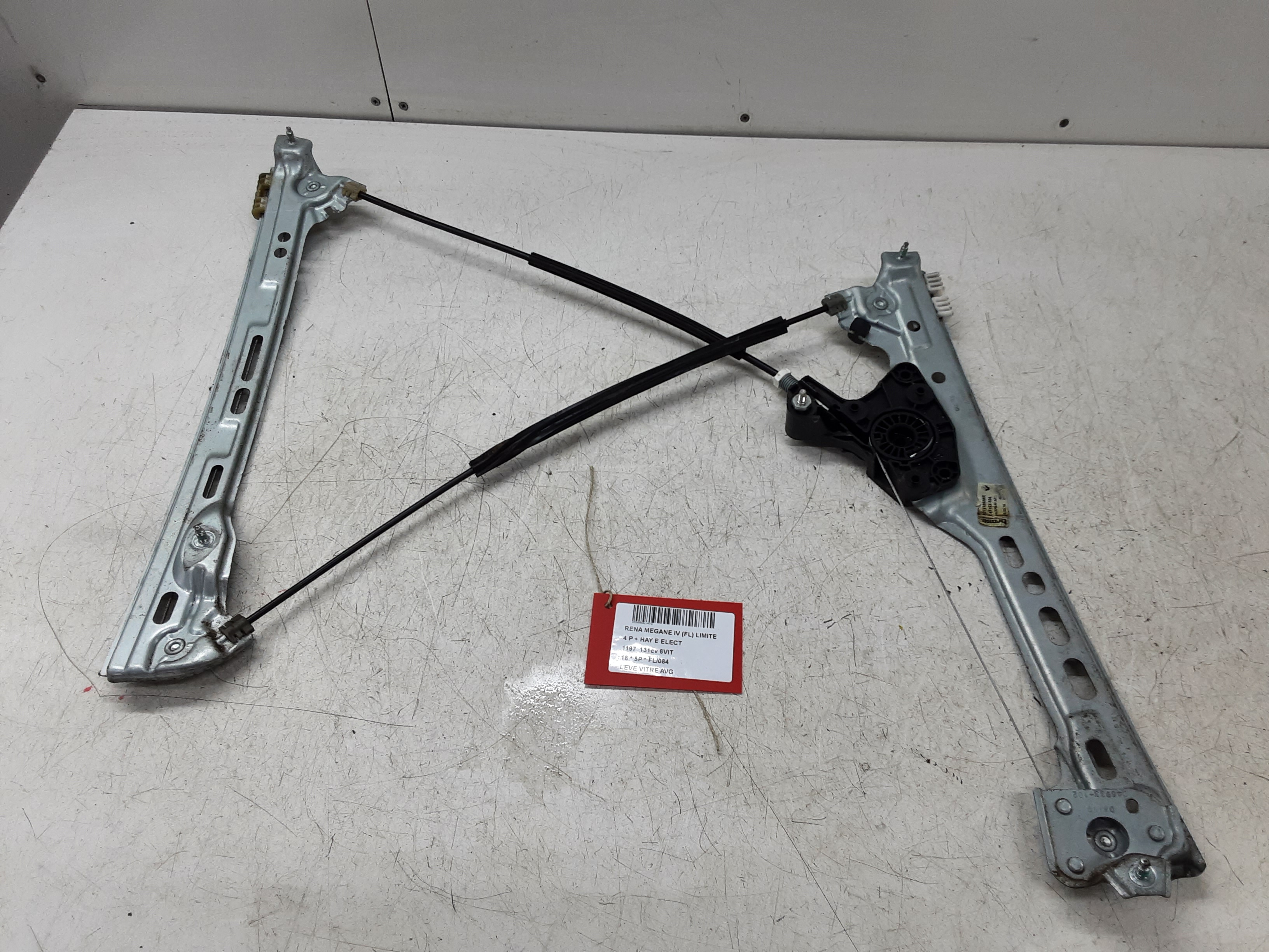 RUITMECHANISME VOOR LINKS Renault MEGANE 5D 16+