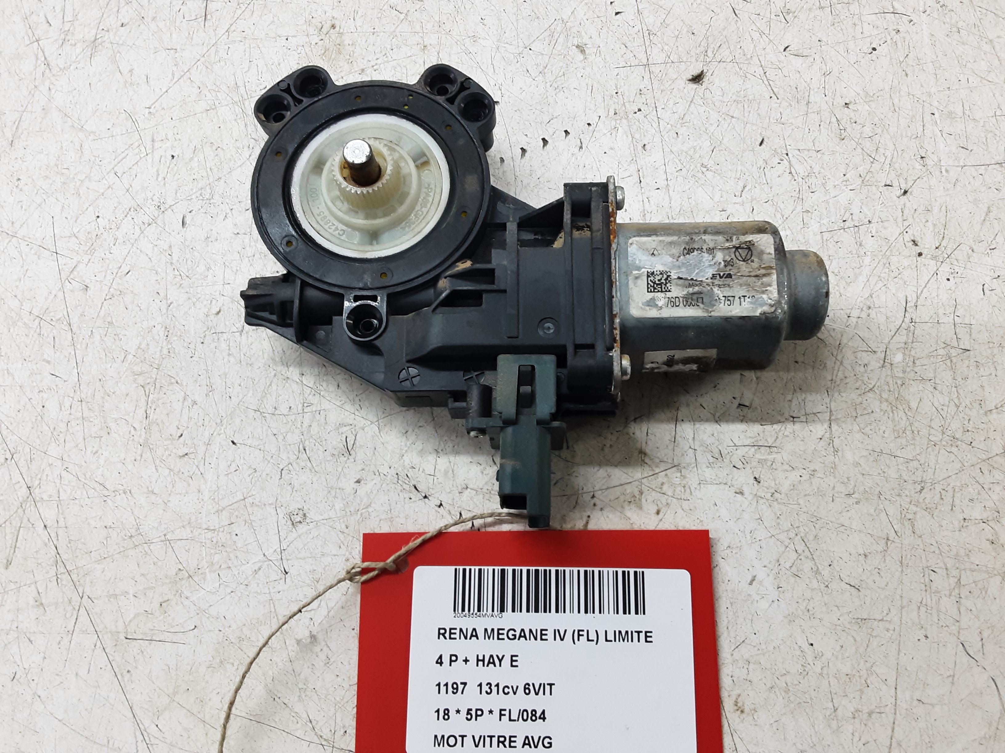 MOTEUR DE VITRE DE PORTE AVANT GAUCHE Renault MEGANE 5D 16+