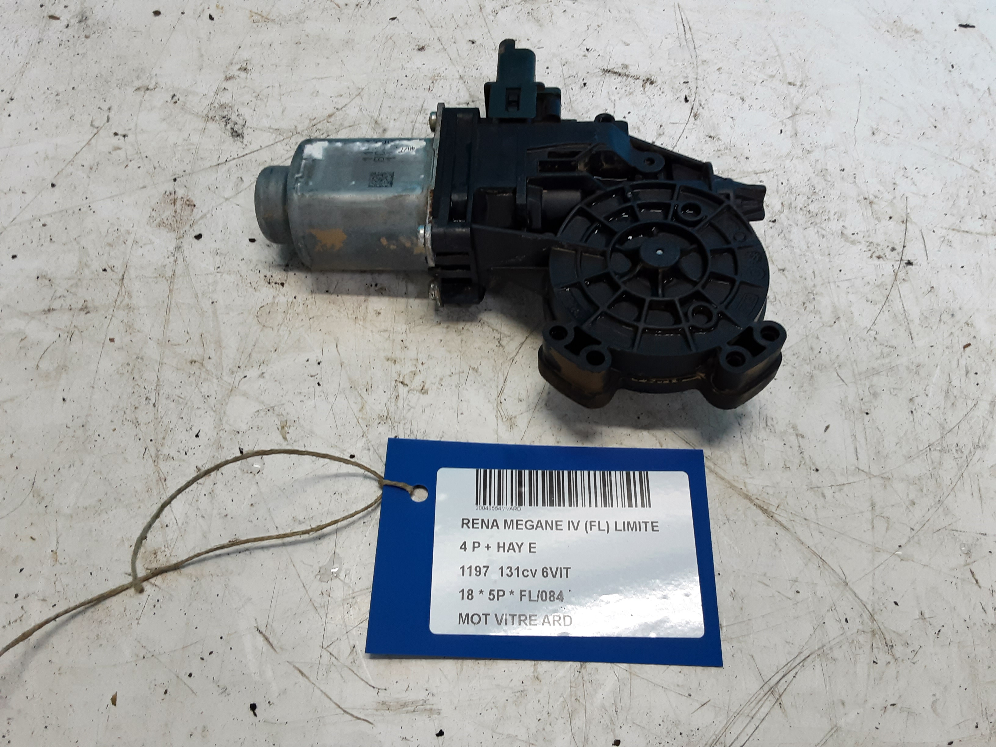 MOTOR RUITMECHANISME ACHTER RECHTS Renault MEGANE 5D 16+