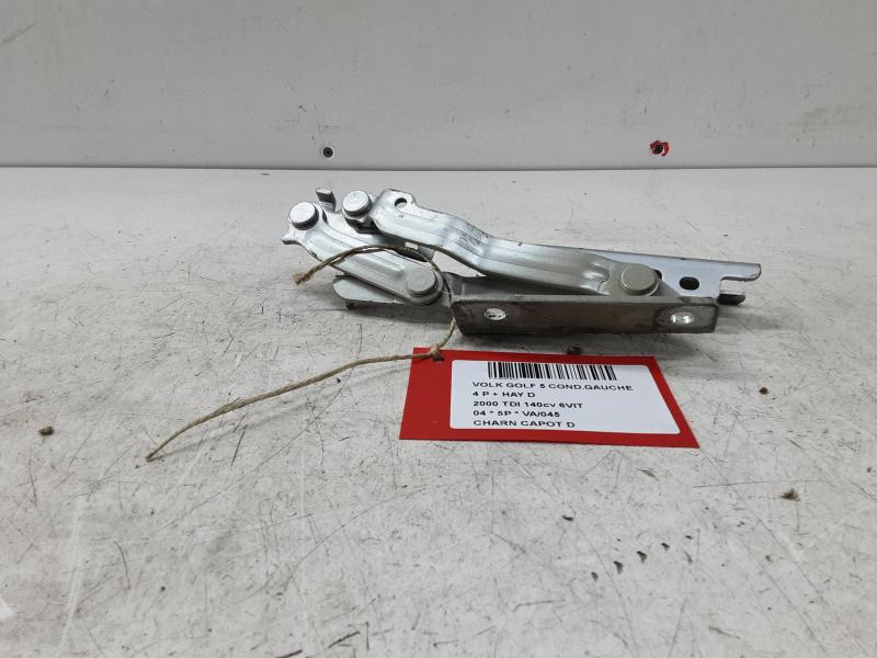 CHARNIERE DE CAPOT DROITE Vw GOLF V 11/03 - 08