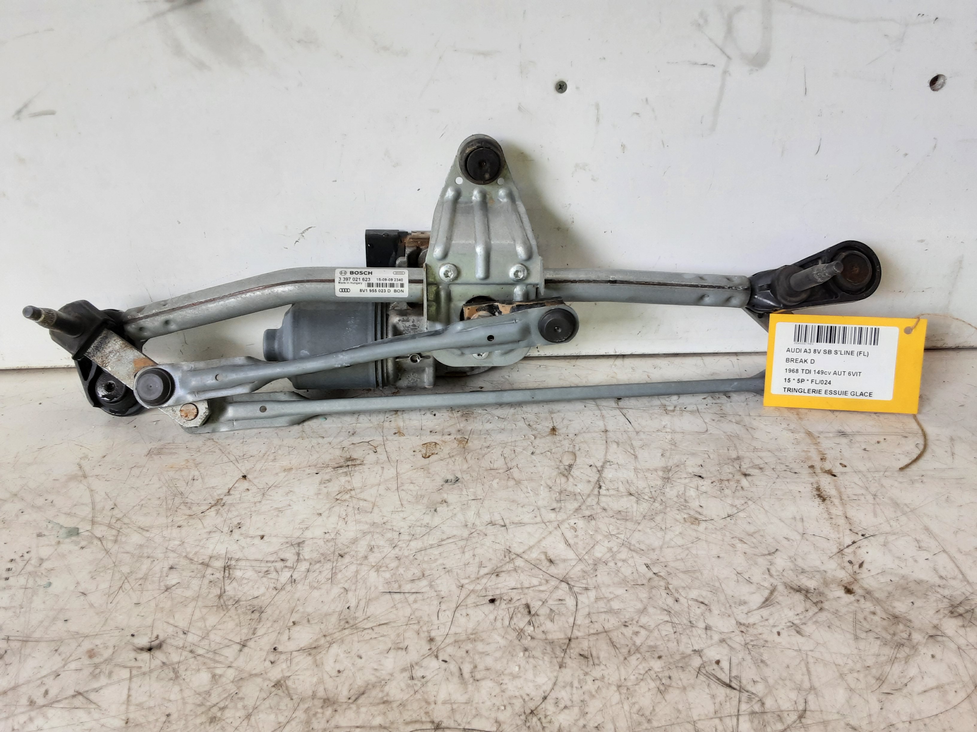 RUITENWISSER MECHANISME Audi A3 3,5D 9/12 - 16