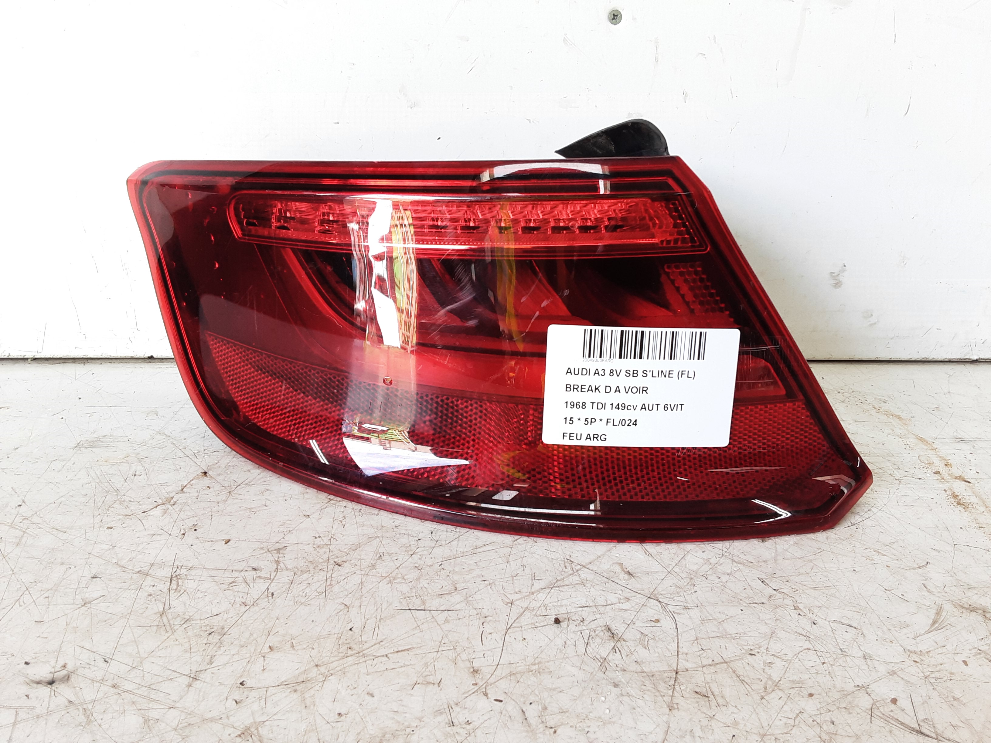 ACHTERLICHT LINKS Audi A3 3,5D 9/12 - 16