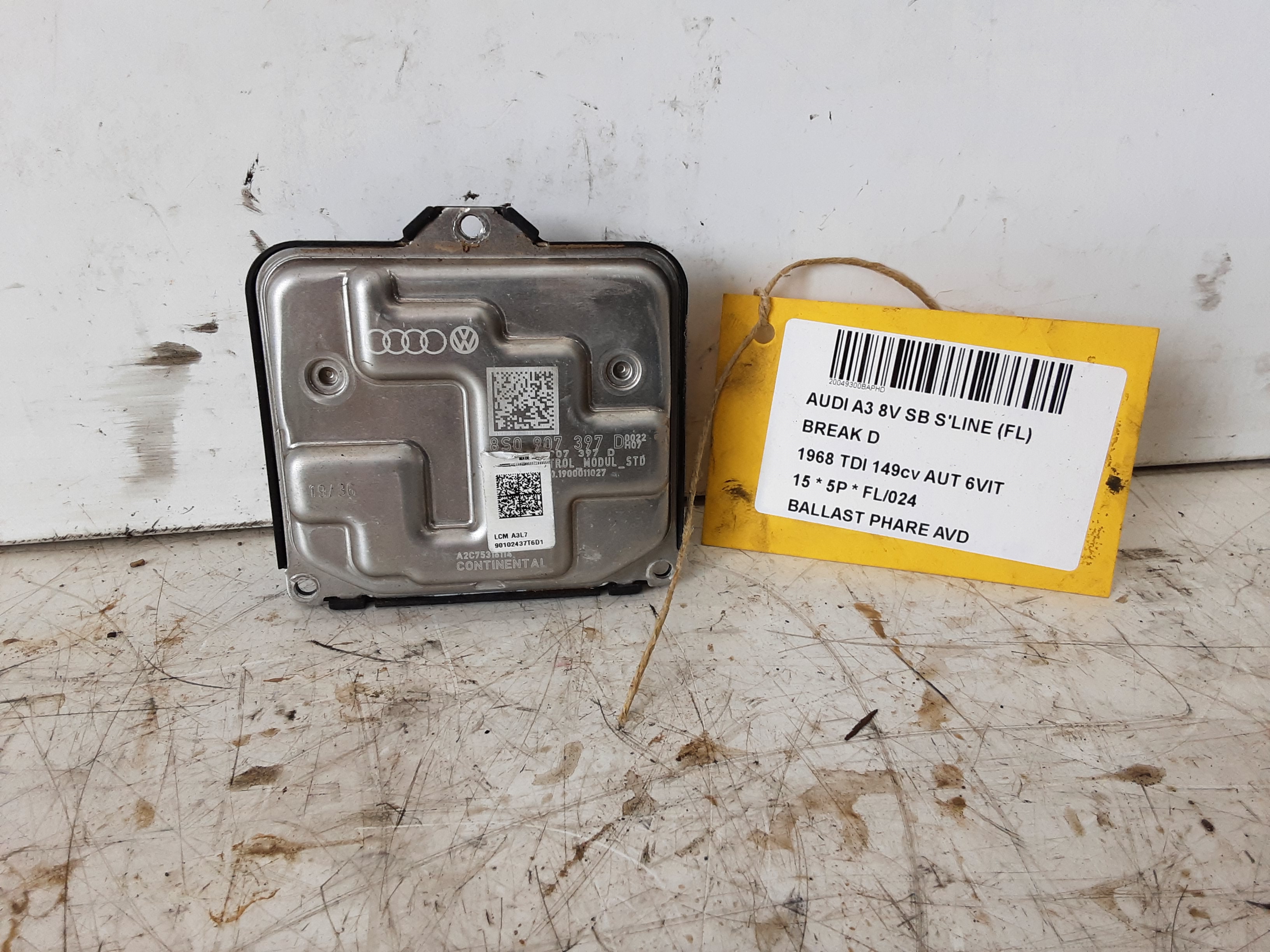 STURING KOPLICHT RECHTS Audi A3 3,5D 9/12 - 16