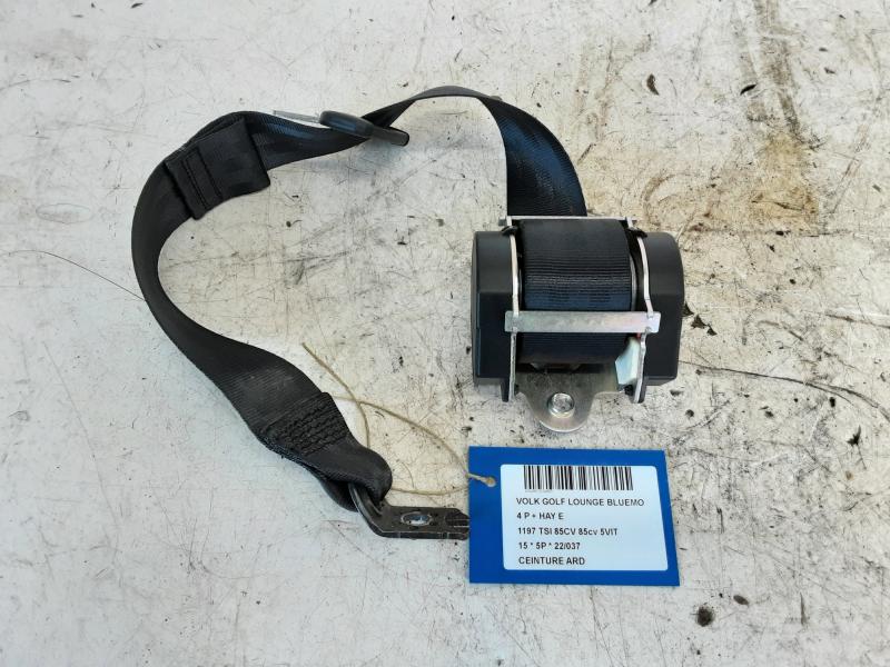 REAR SEATBELT RIGHT Vw GOLF VII 11/12 - 17