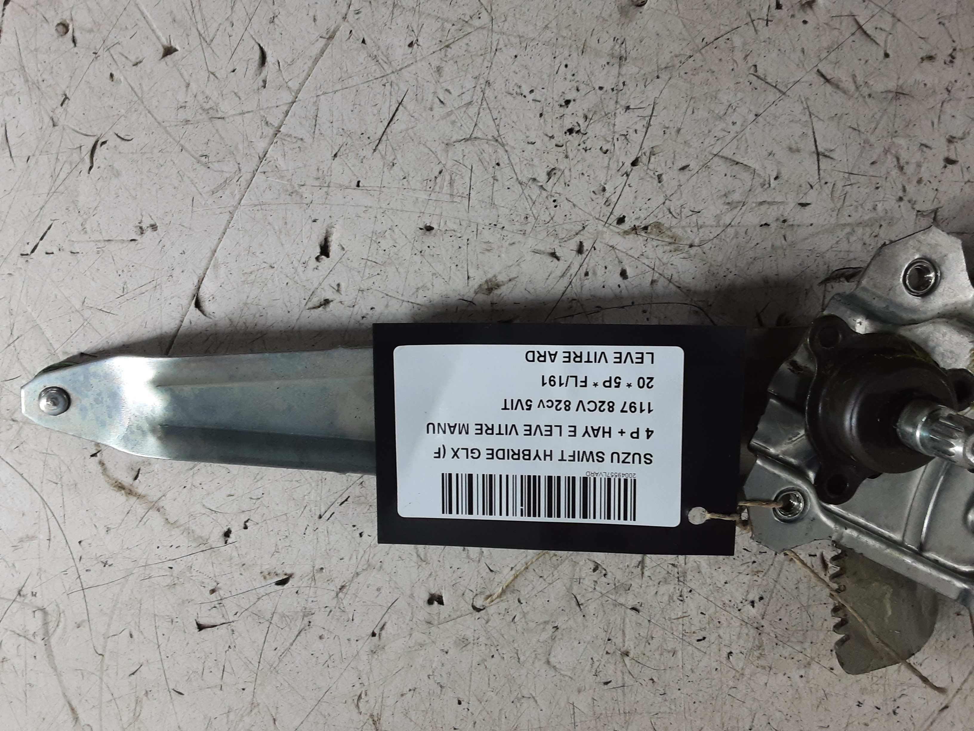 LEVE-VITRE DE PORTE ARRIERE DROITE Suzuki SWIFT 4/17+