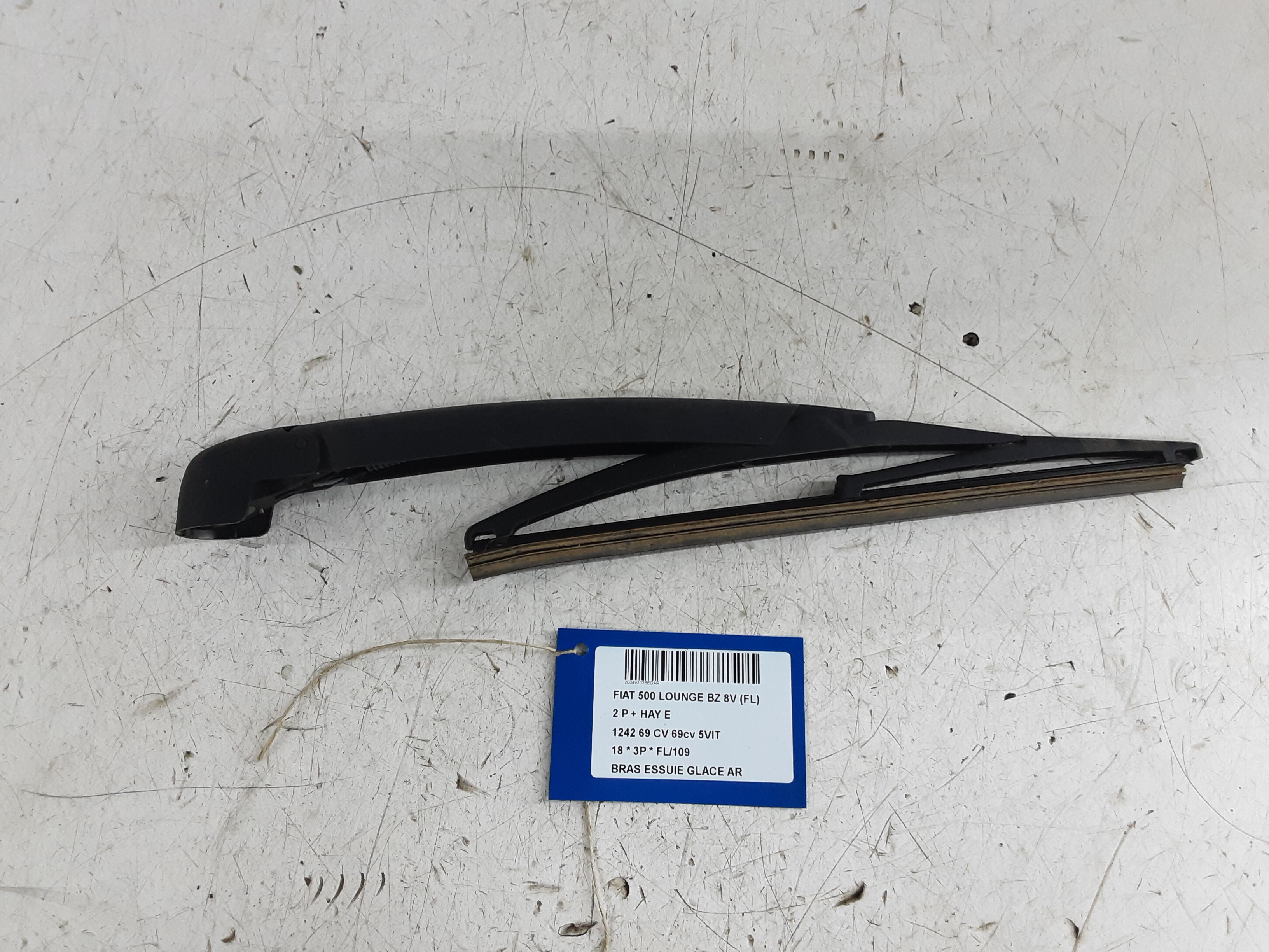 RUITENWISSERARM ACHTER Fiat 500 7/15+