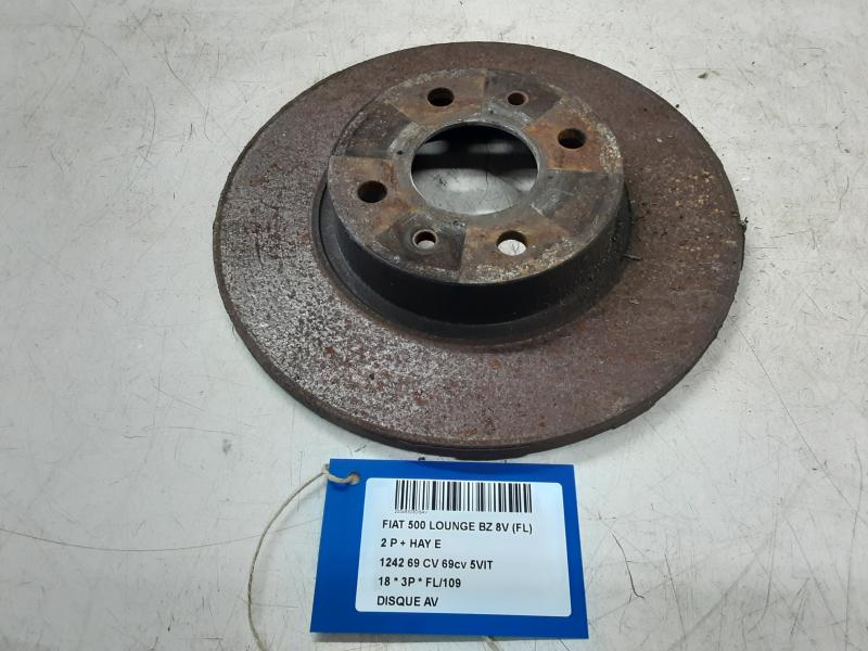 DISQUE AVANT Fiat 500 7/15+