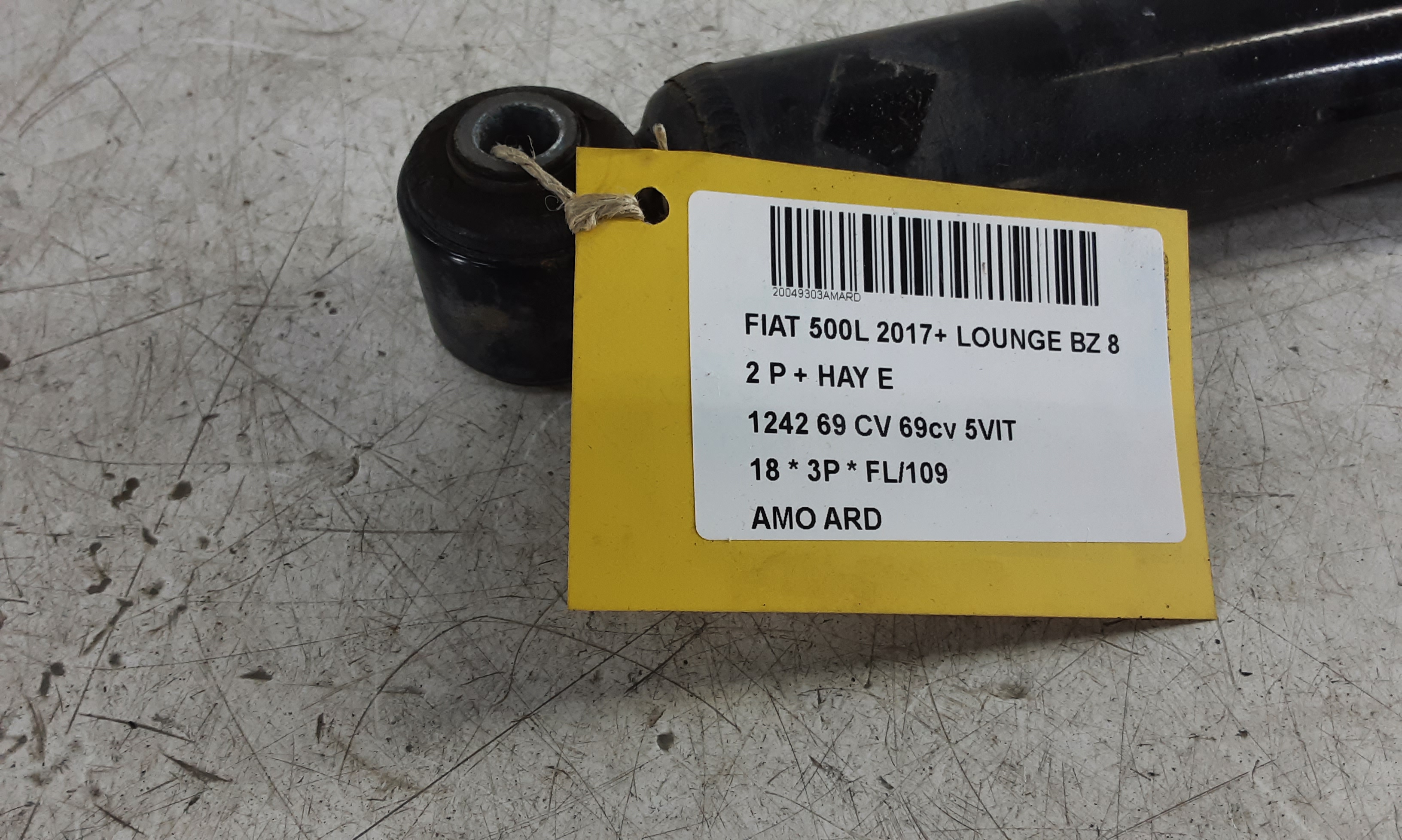 FEDERBEIN HINTER RECHTS Fiat 500 7/15+