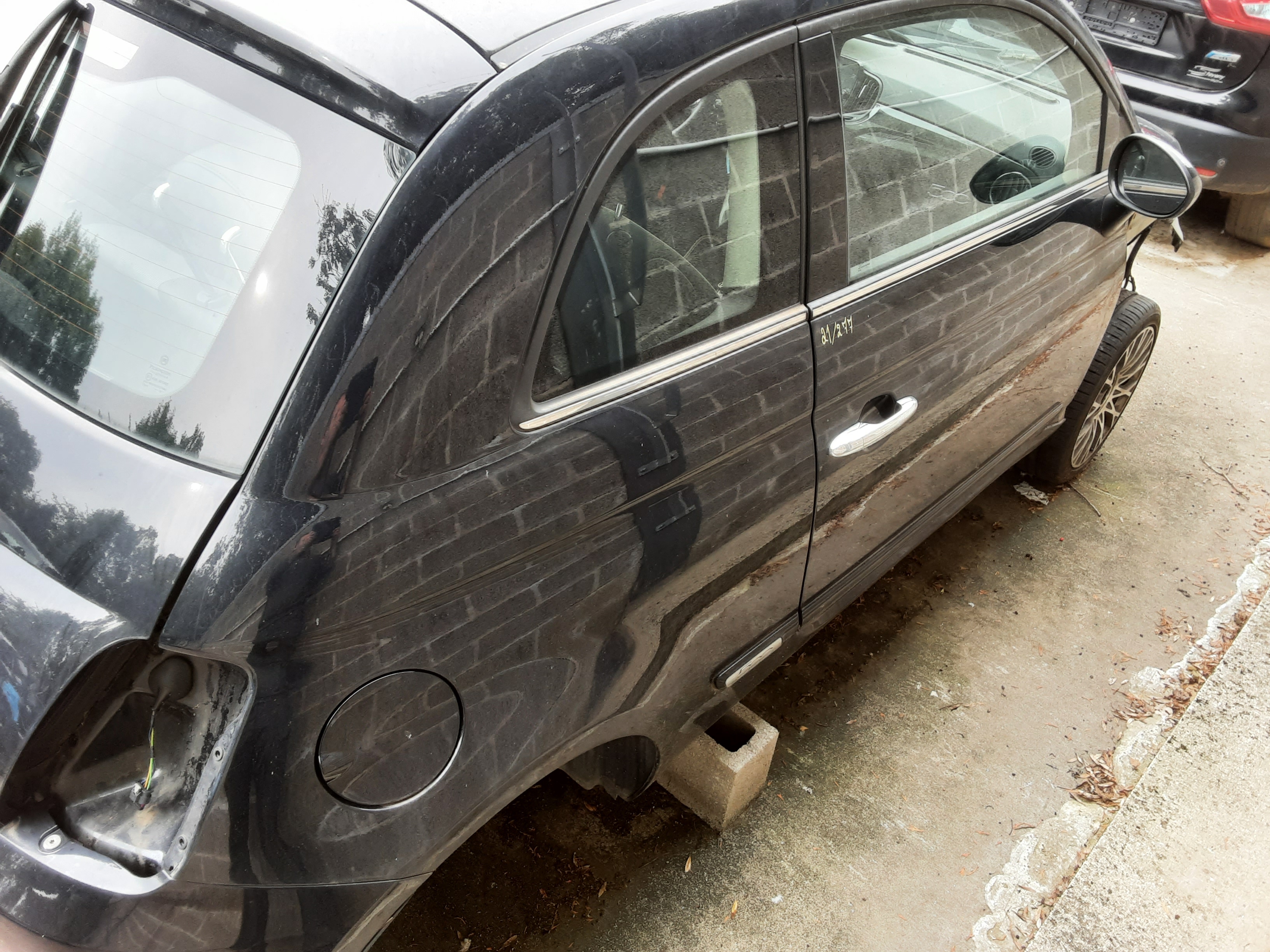 SPATBORD ACHTER RECHTS Fiat 500 7/15+