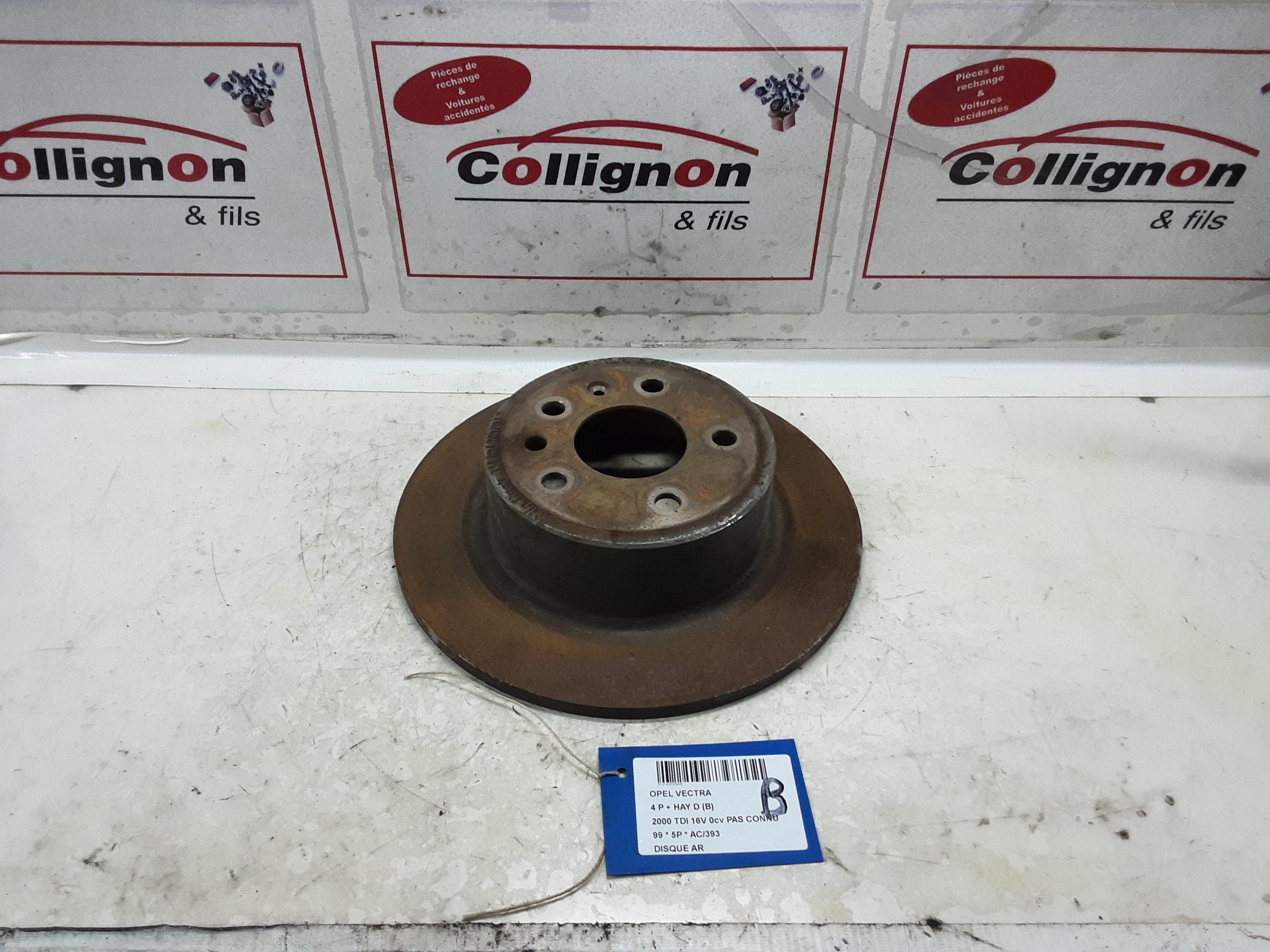 REMSCHIJF ACHTER Opel VECTRA B 10/95 - 7/02 REMSCHIJF ACHTER Opel VECTRA B 10/95 - 7/02